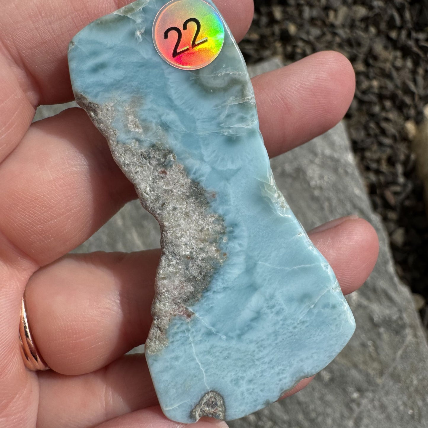 Larimar Slice *Rare* - Opt. 22