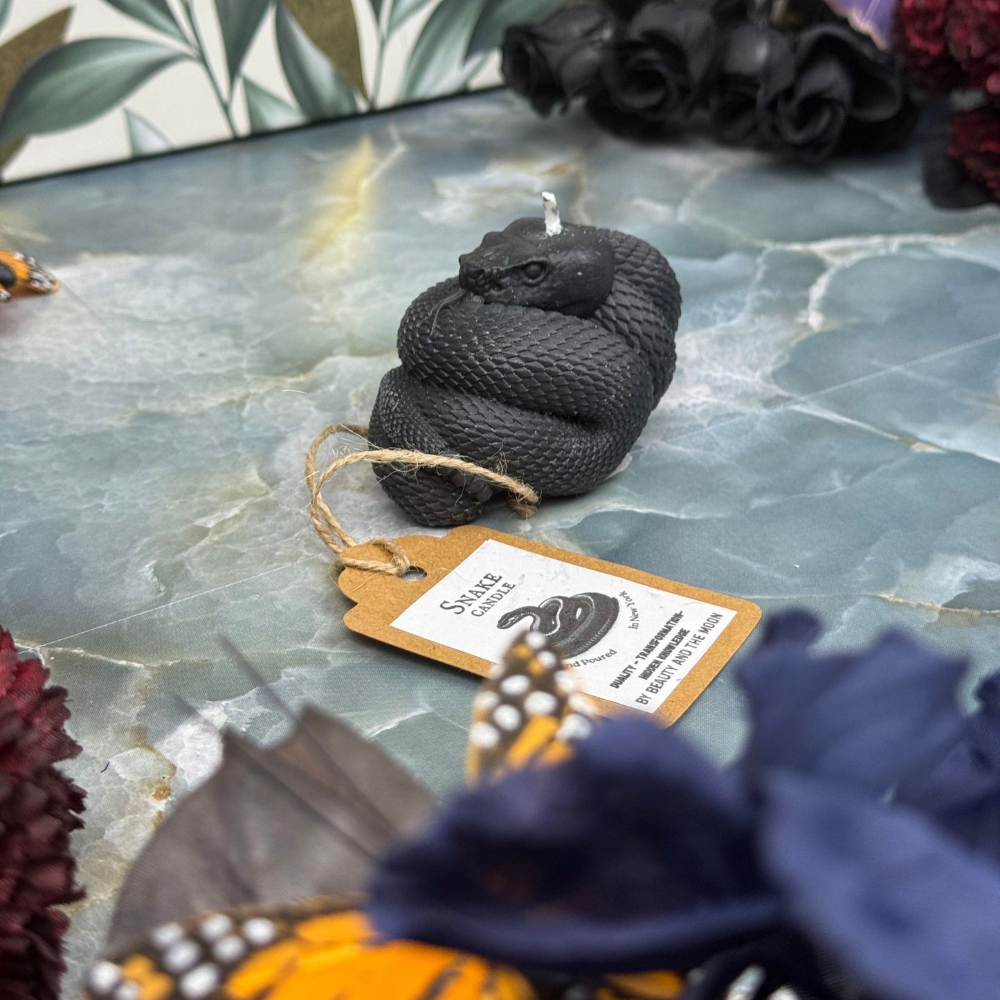 Black Snake Candle
