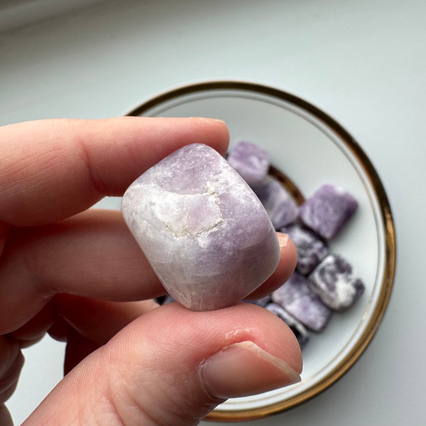 Lepidolite | One Intuitively Chosen Tumble