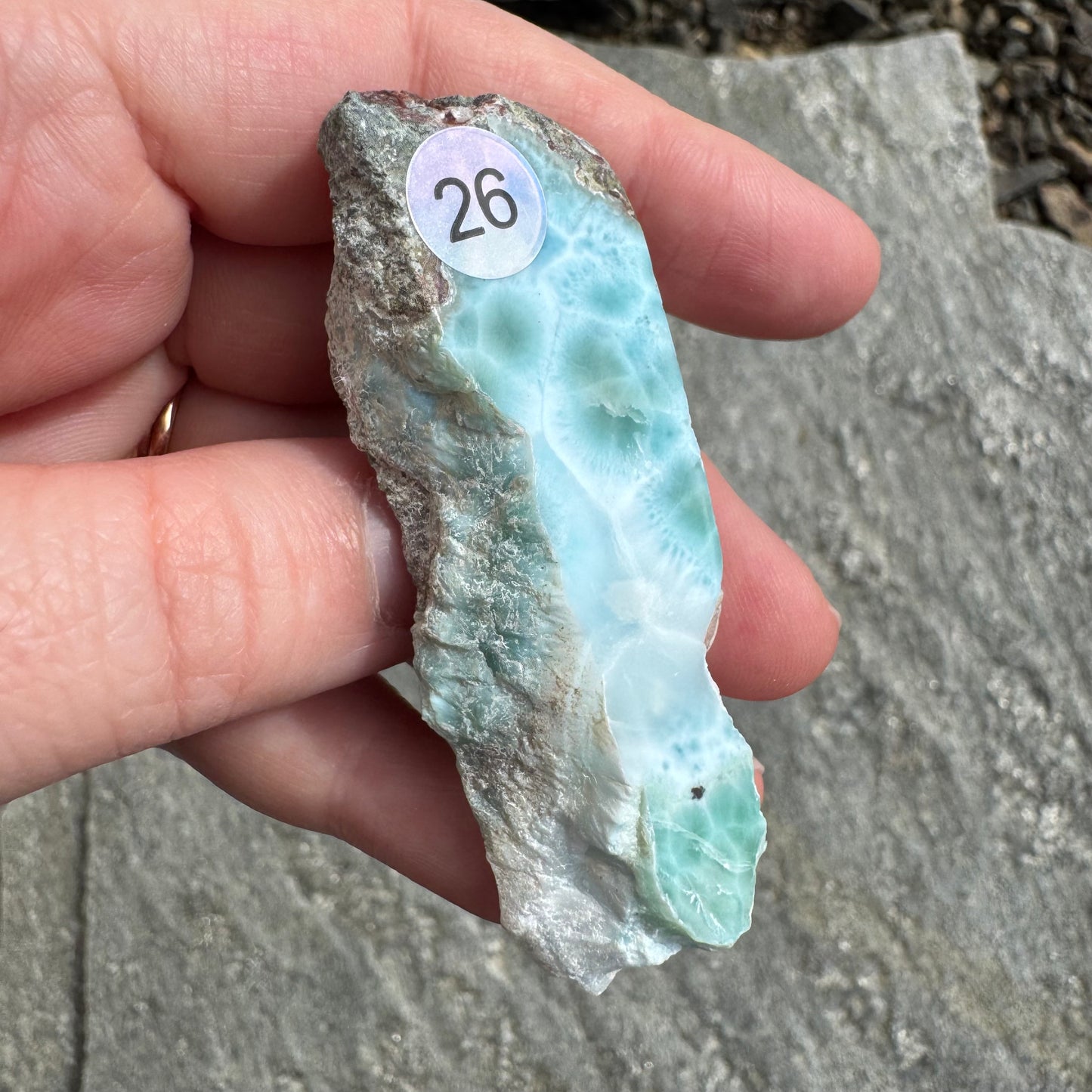 Larimar Slice *Rare* - Opt. 26