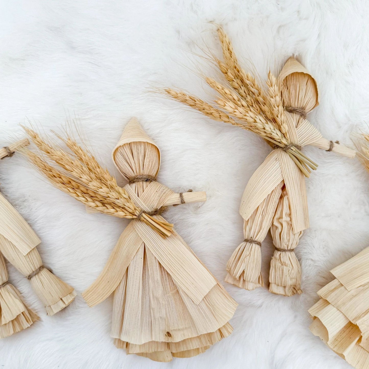 Corn Husk Doll - Harvest Figure DRESS