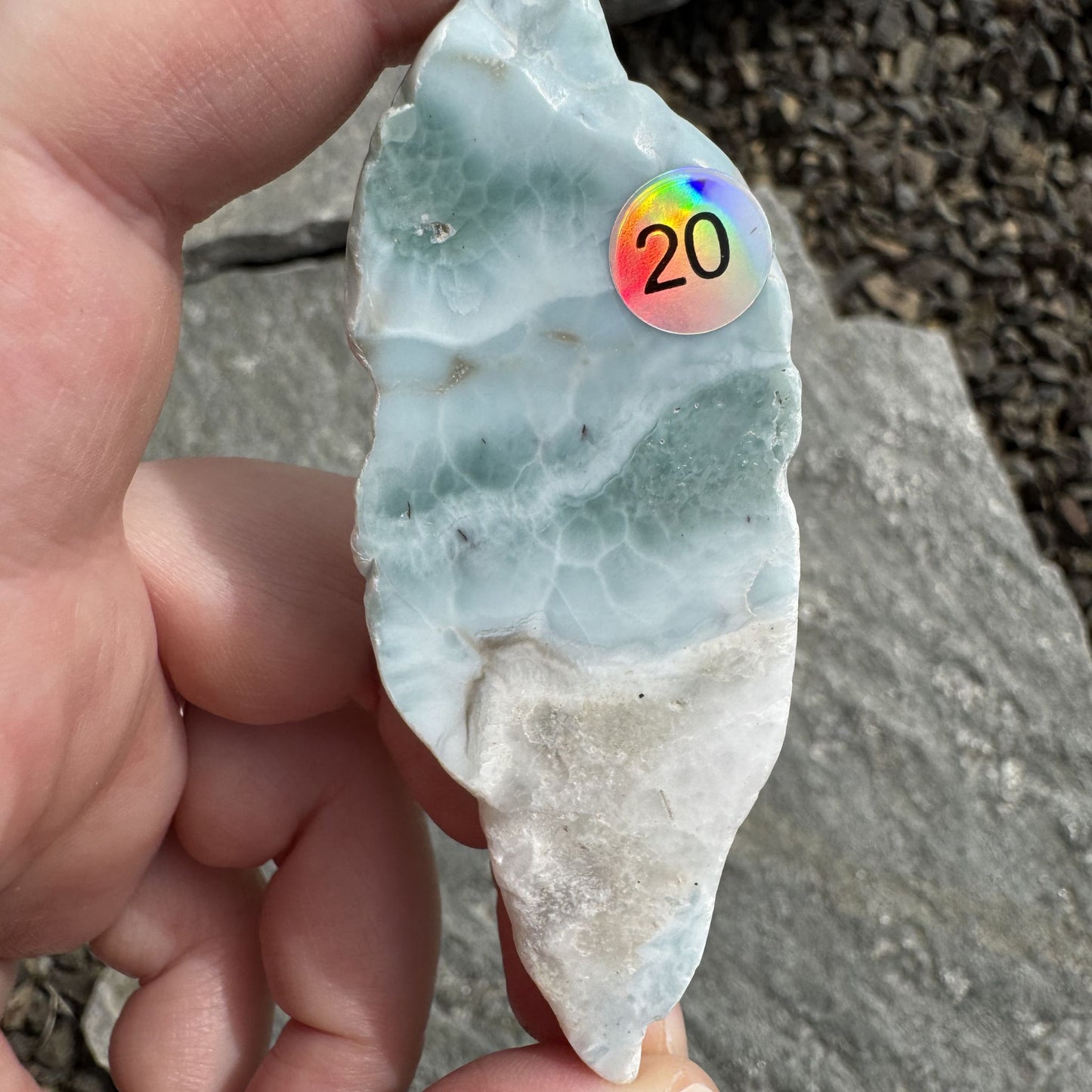 Larimar Slice *Rare* - Opt. 20