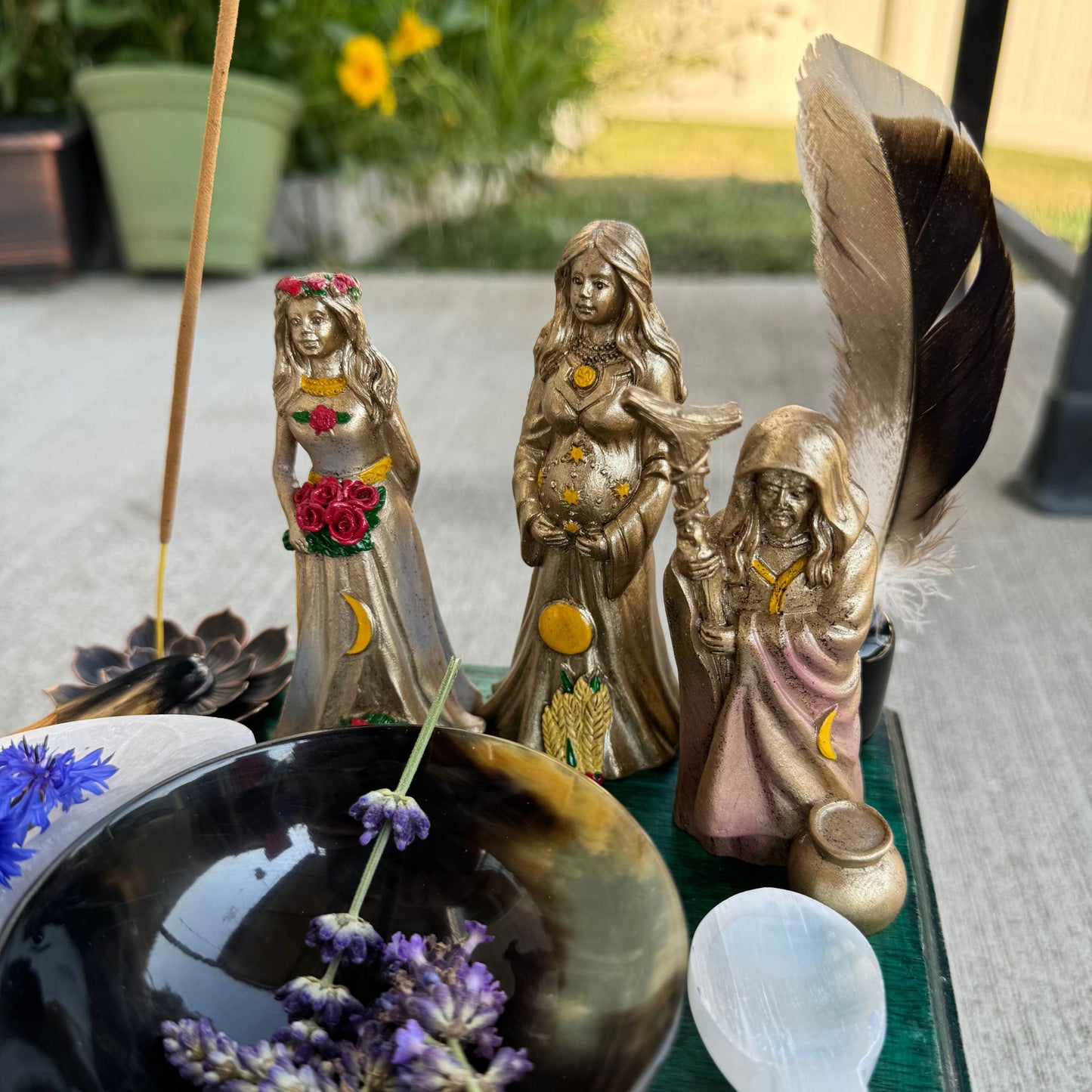 Maiden, Mother, Crone Figurines (Set of 3)