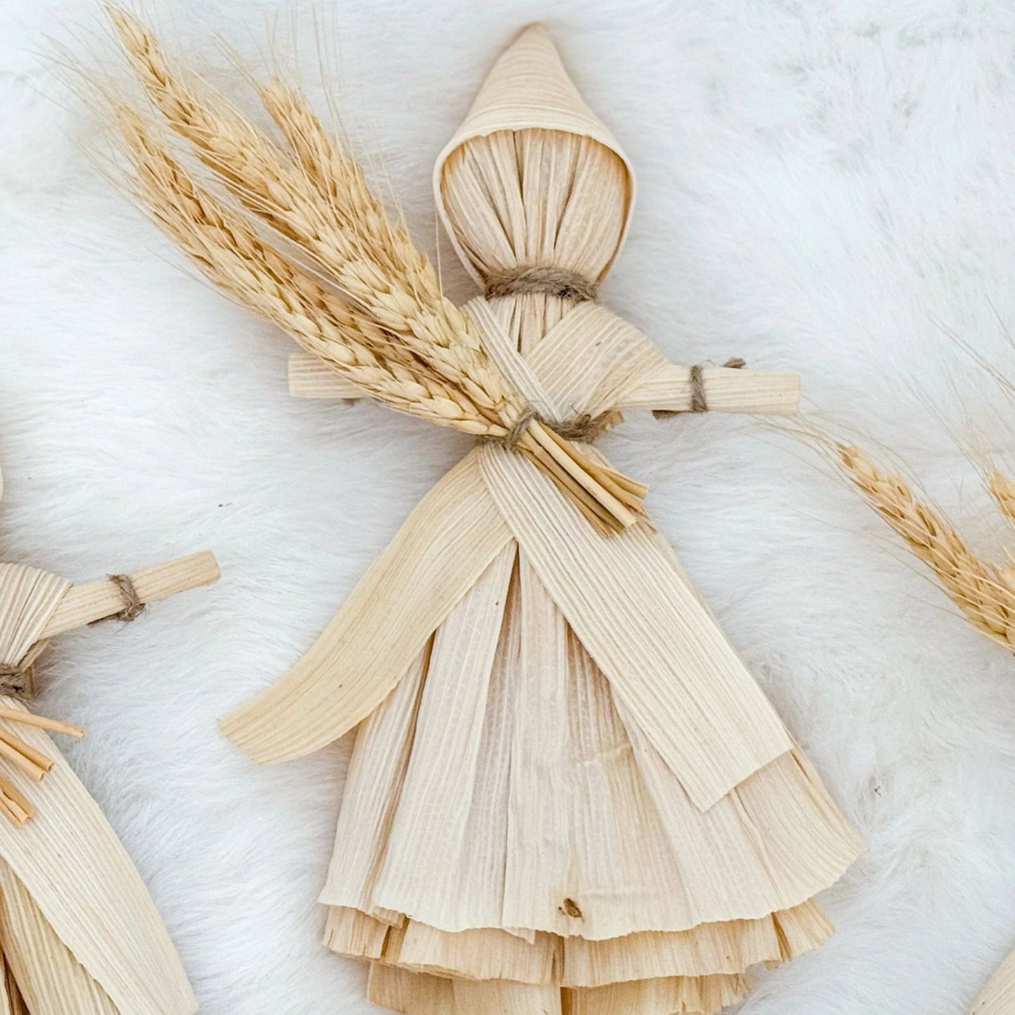 Corn Husk Doll - Harvest Figure DRESS