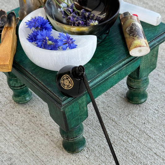 Green Man Offering Table