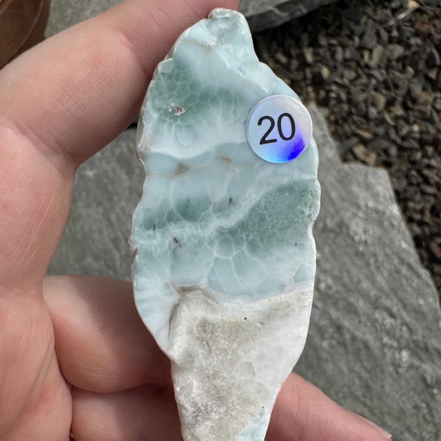 Larimar Slice *Rare* - Opt. 20