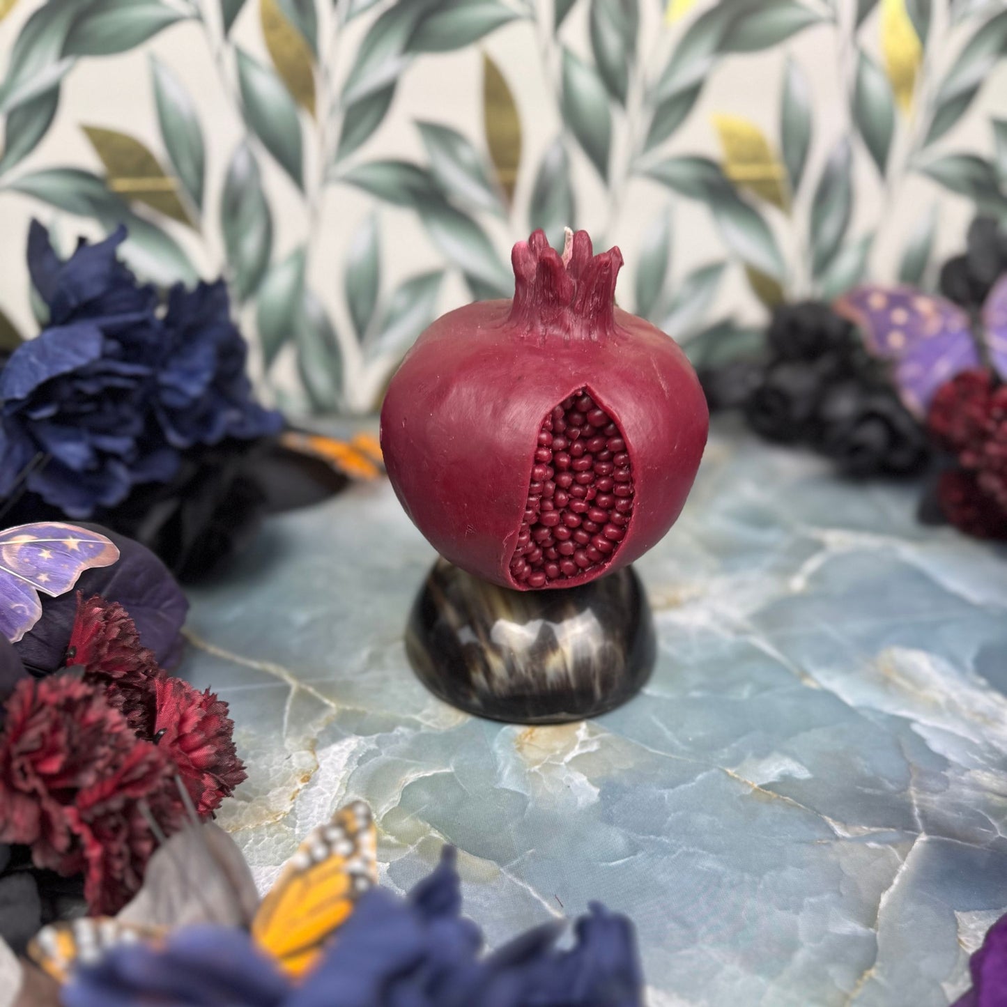 Large Juicy Pomegranate Candle