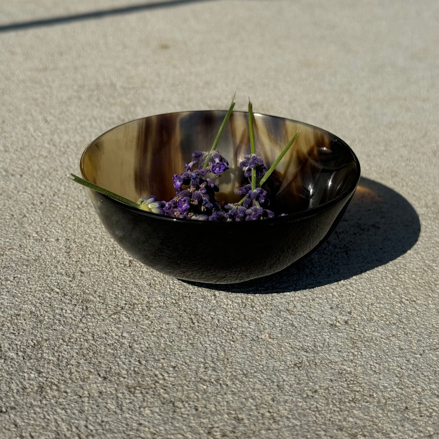 Buffalo Horn Offering Bowl