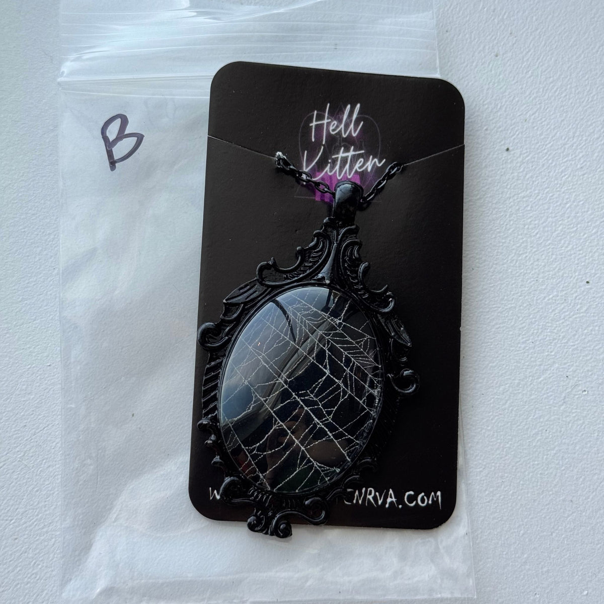 Real Spiderweb Filigree Cabochon - Opt. B