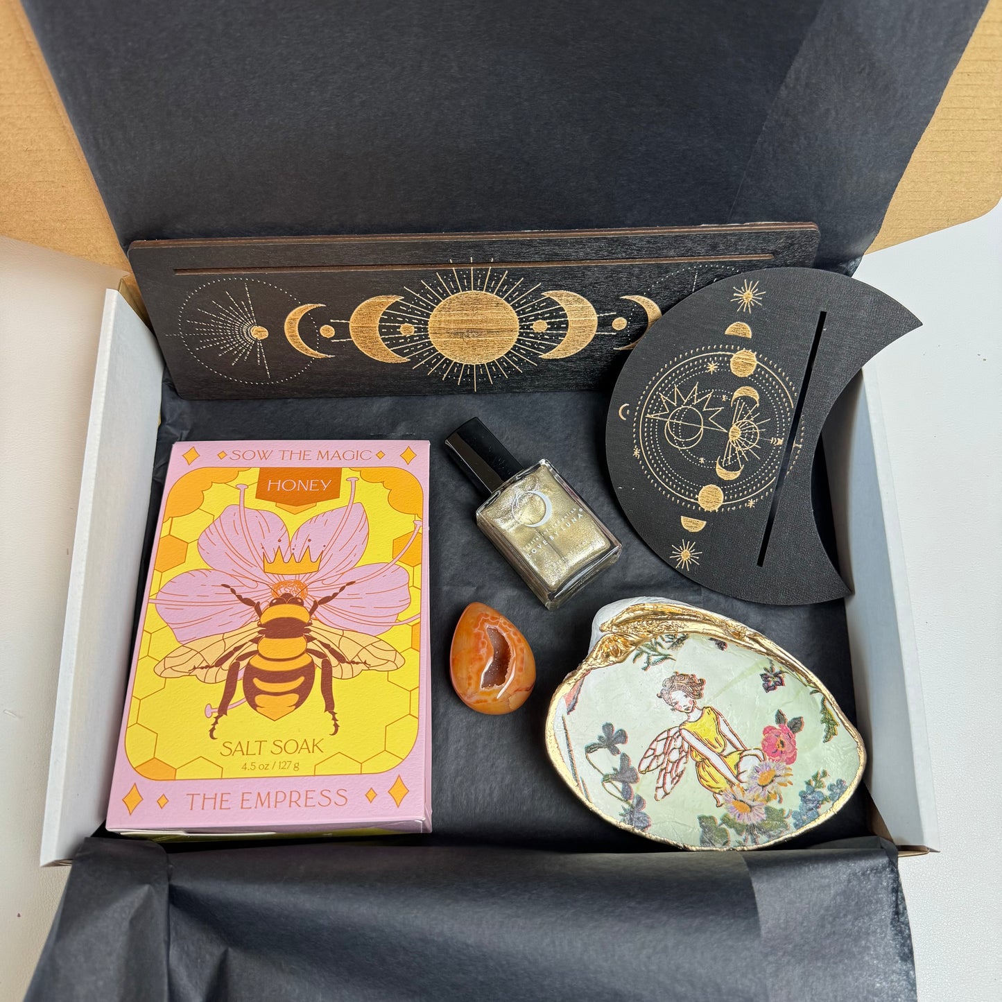 Druzy Banded Carnelian Egg Care Package - Opt. 5
