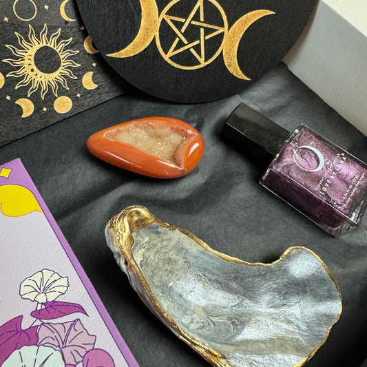 Druzy Banded Carnelian Egg Care Package - Opt. 4