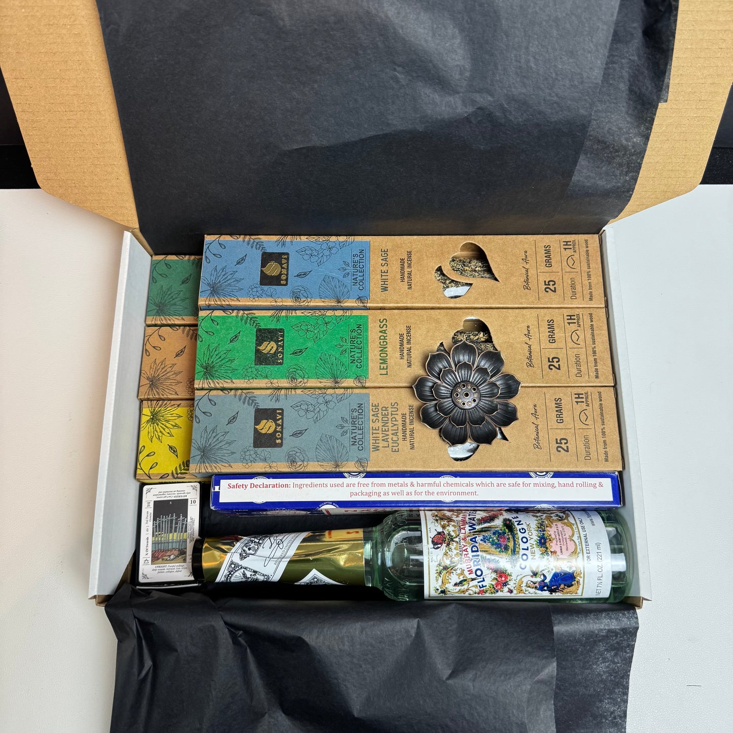 Aromatic Sampler - Incense & Florida Water Gift Bundle