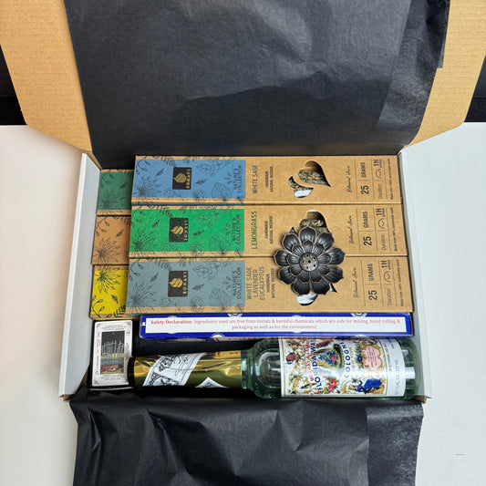 Aromatic Sampler - Incense & Florida Water Gift Bundle
