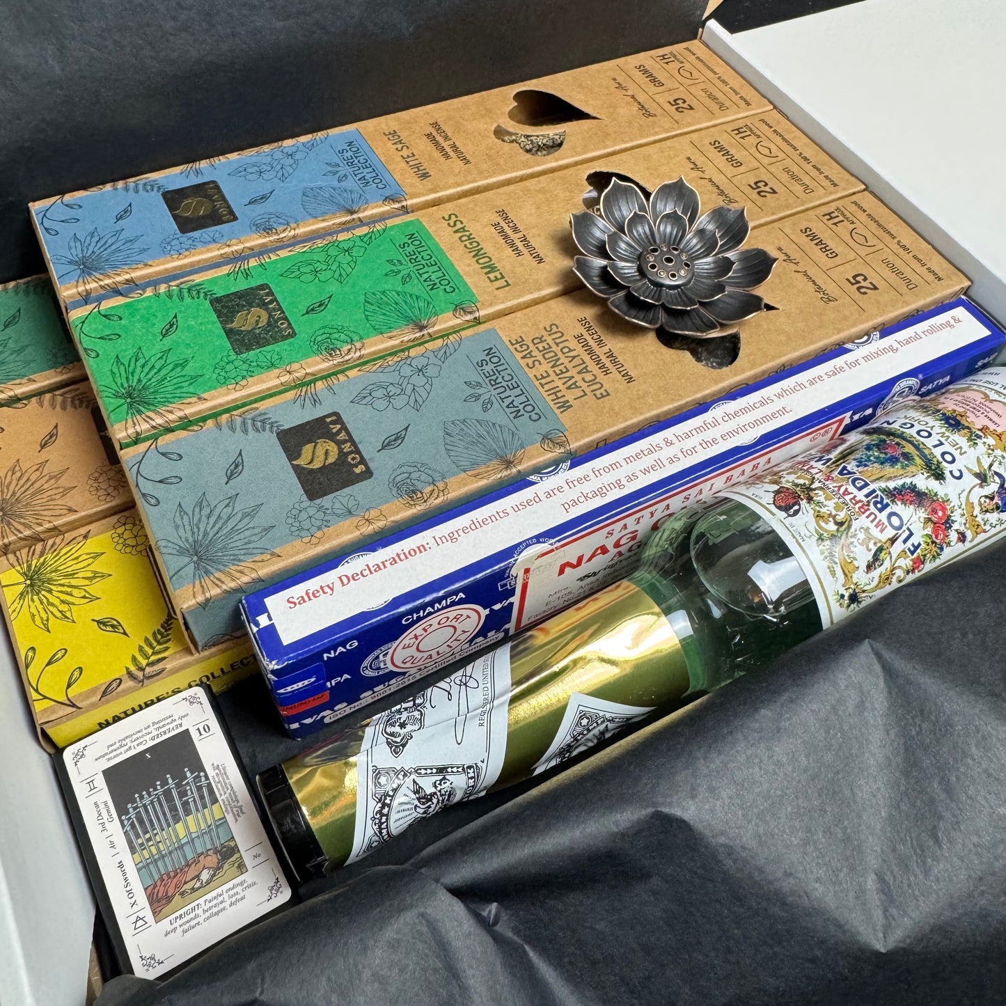 Aromatic Sampler - Incense & Florida Water Gift Bundle