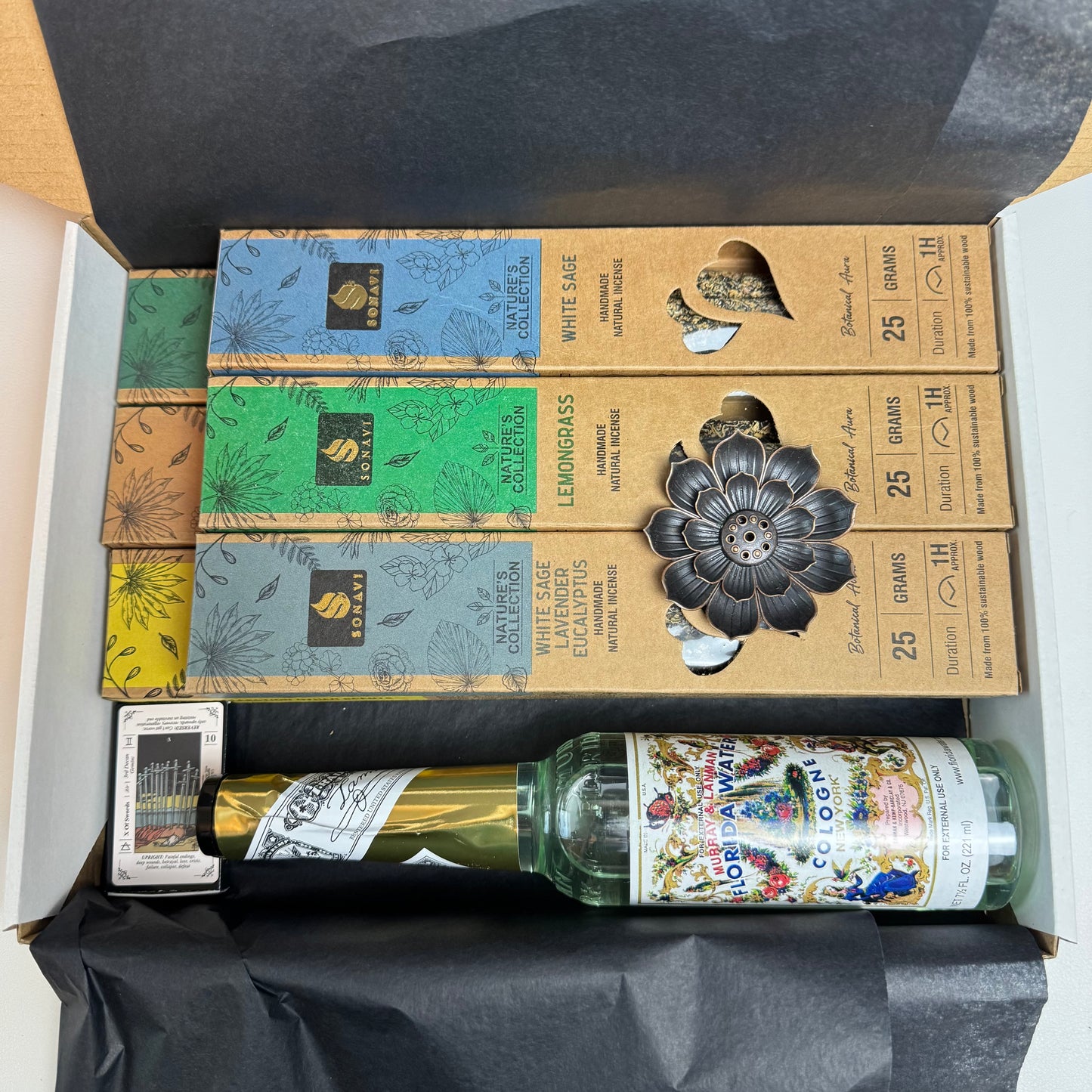 Aromatic Sampler - Incense & Florida Water Gift Bundle
