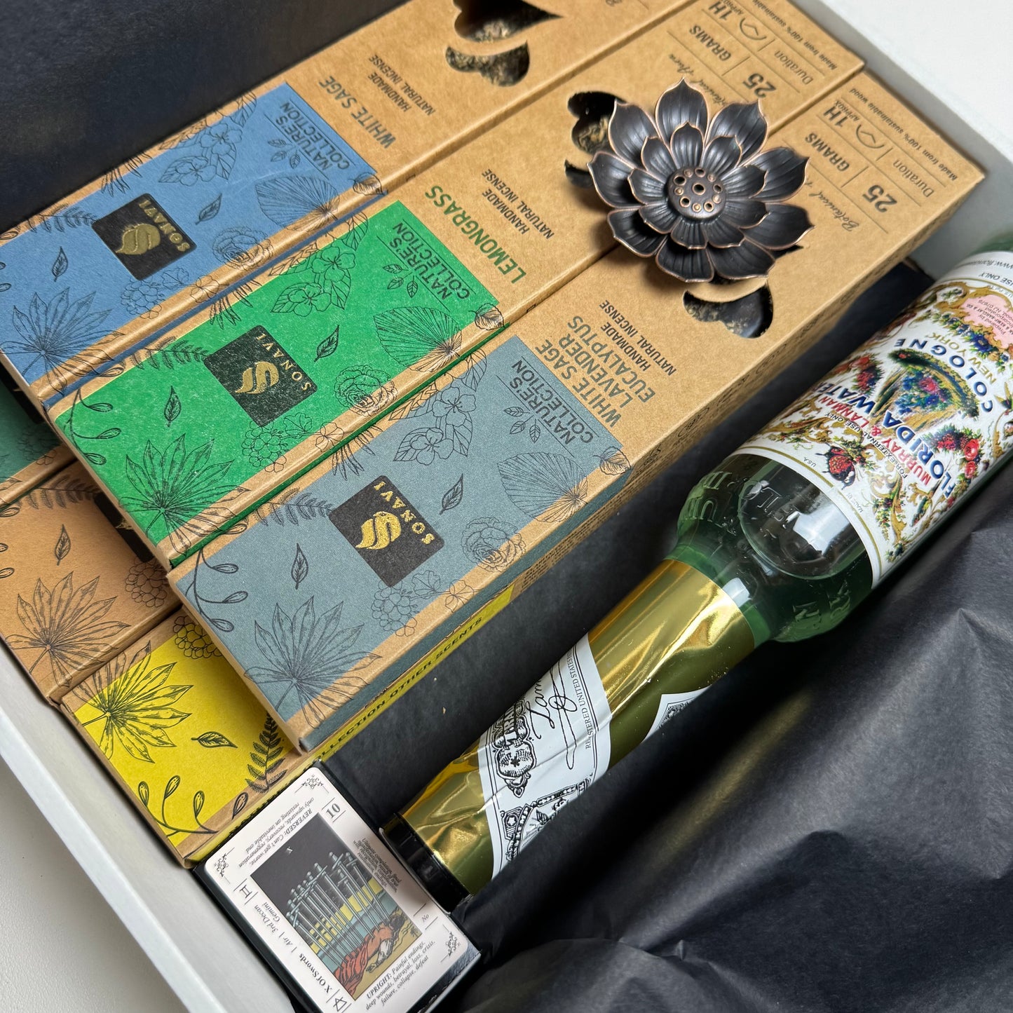 Aromatic Sampler - Incense & Florida Water Gift Bundle