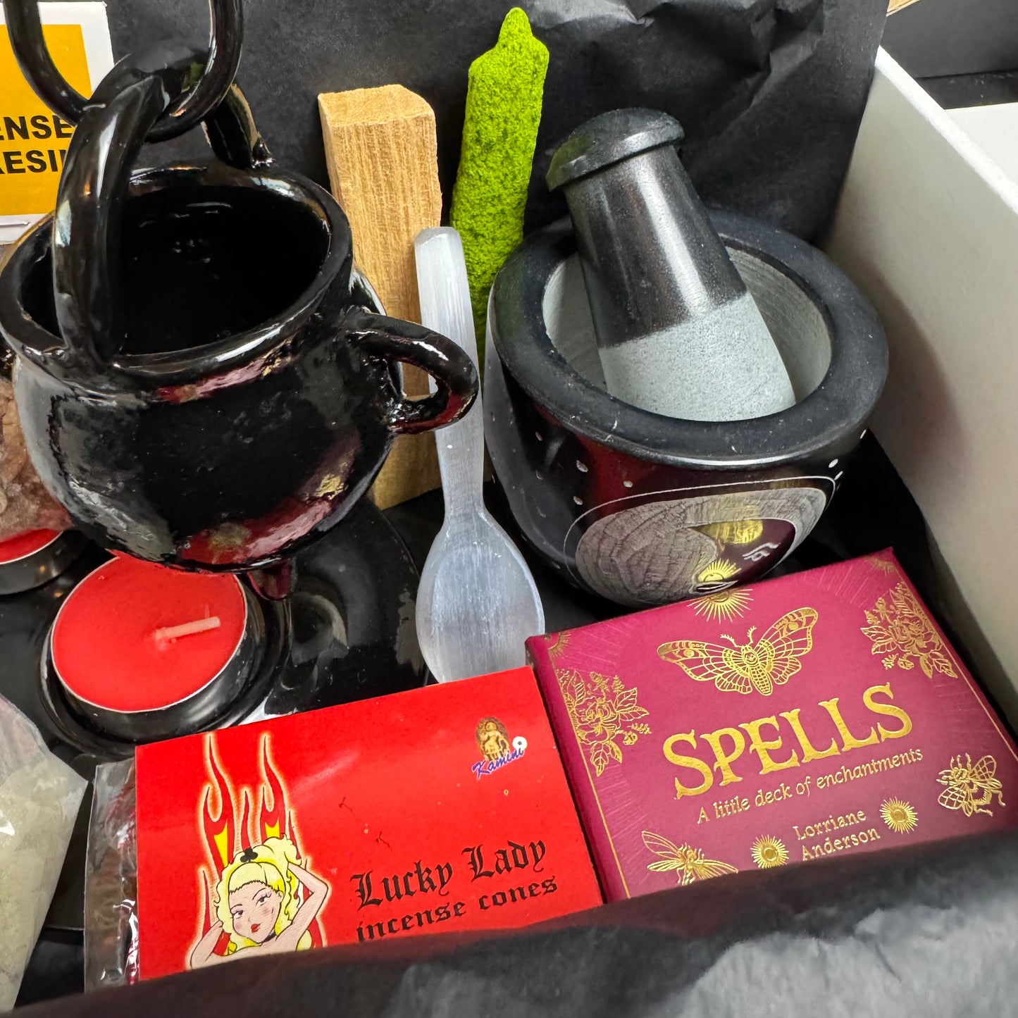 Witchy Gift Package - Cauldron Resin Bundle