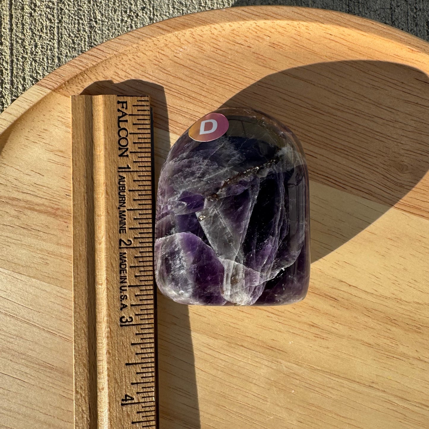 Chevron Amethyst Free Form Gift Set