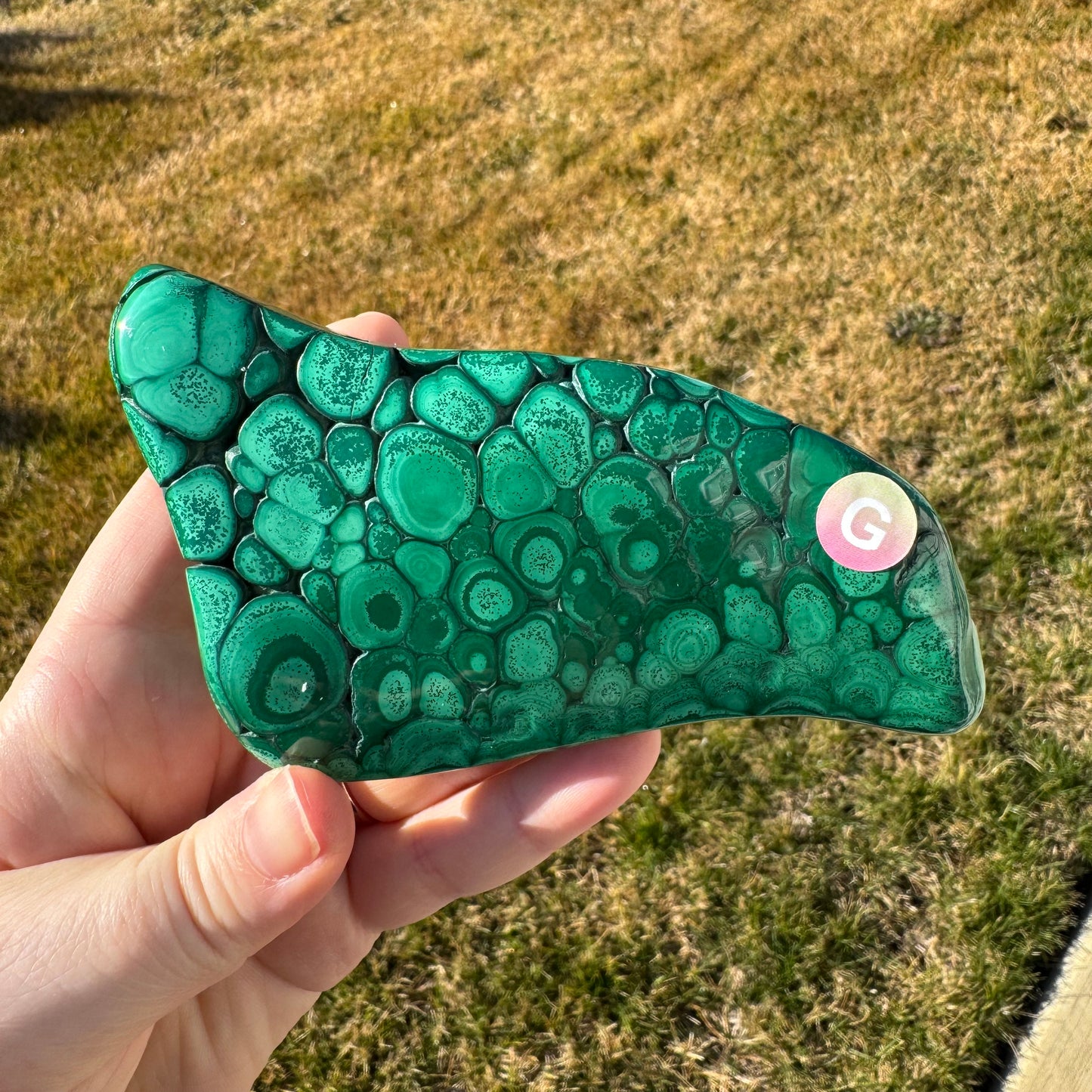 Malachite Free Form Statement Piece Gift Set - Opt. G