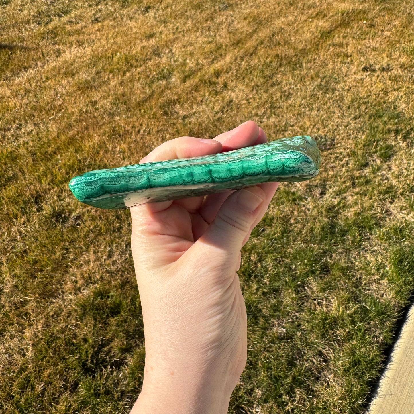 Malachite Free Form Statement Piece Gift Set - Opt. G