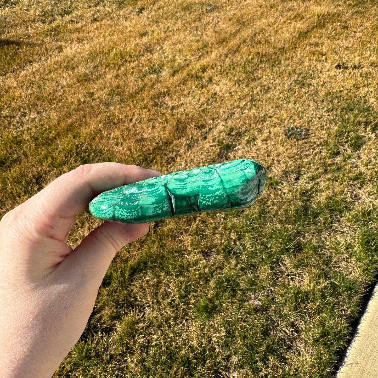 Malachite Free Form Statement Piece Gift Set - Opt. G