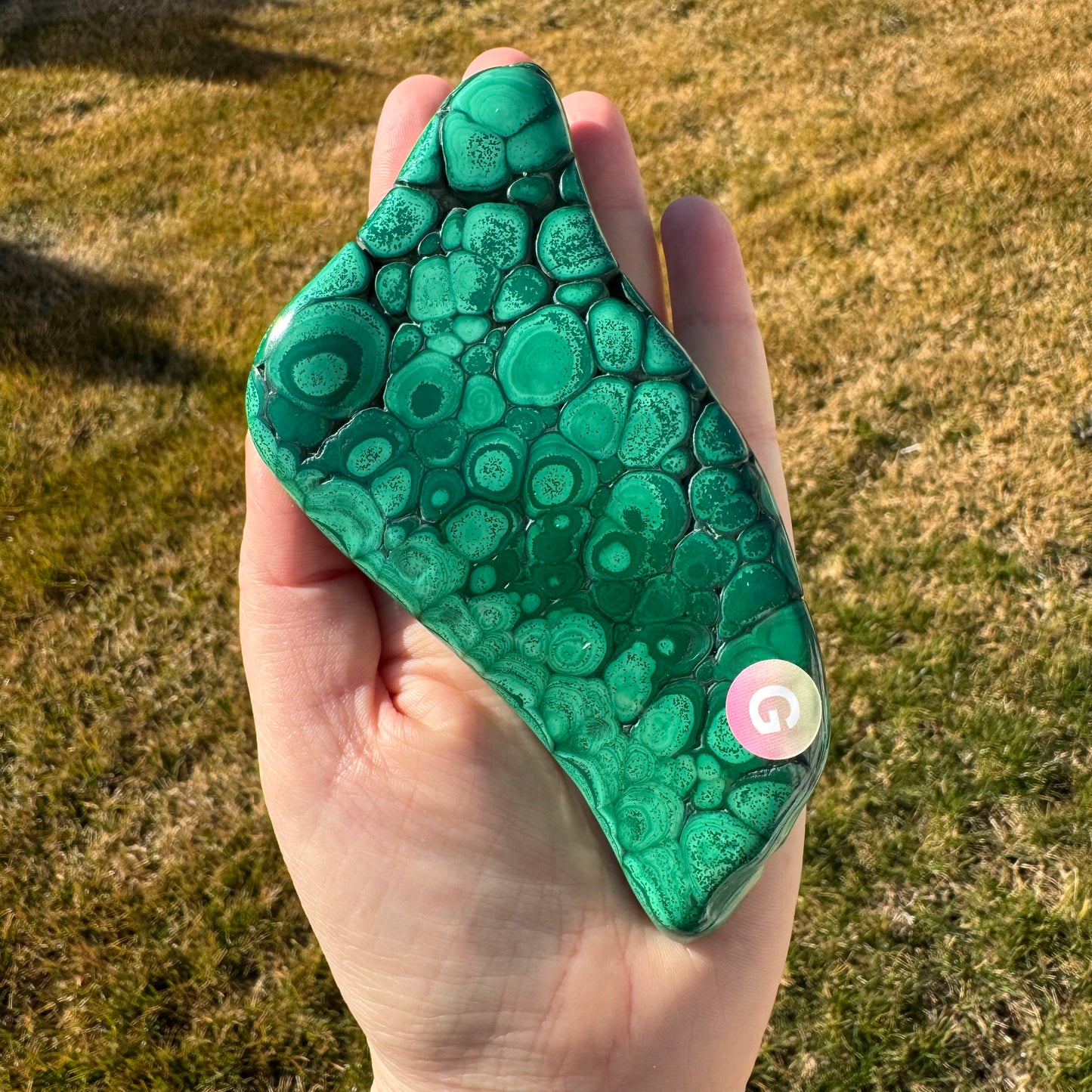 Malachite Free Form Statement Piece Gift Set - Opt. G