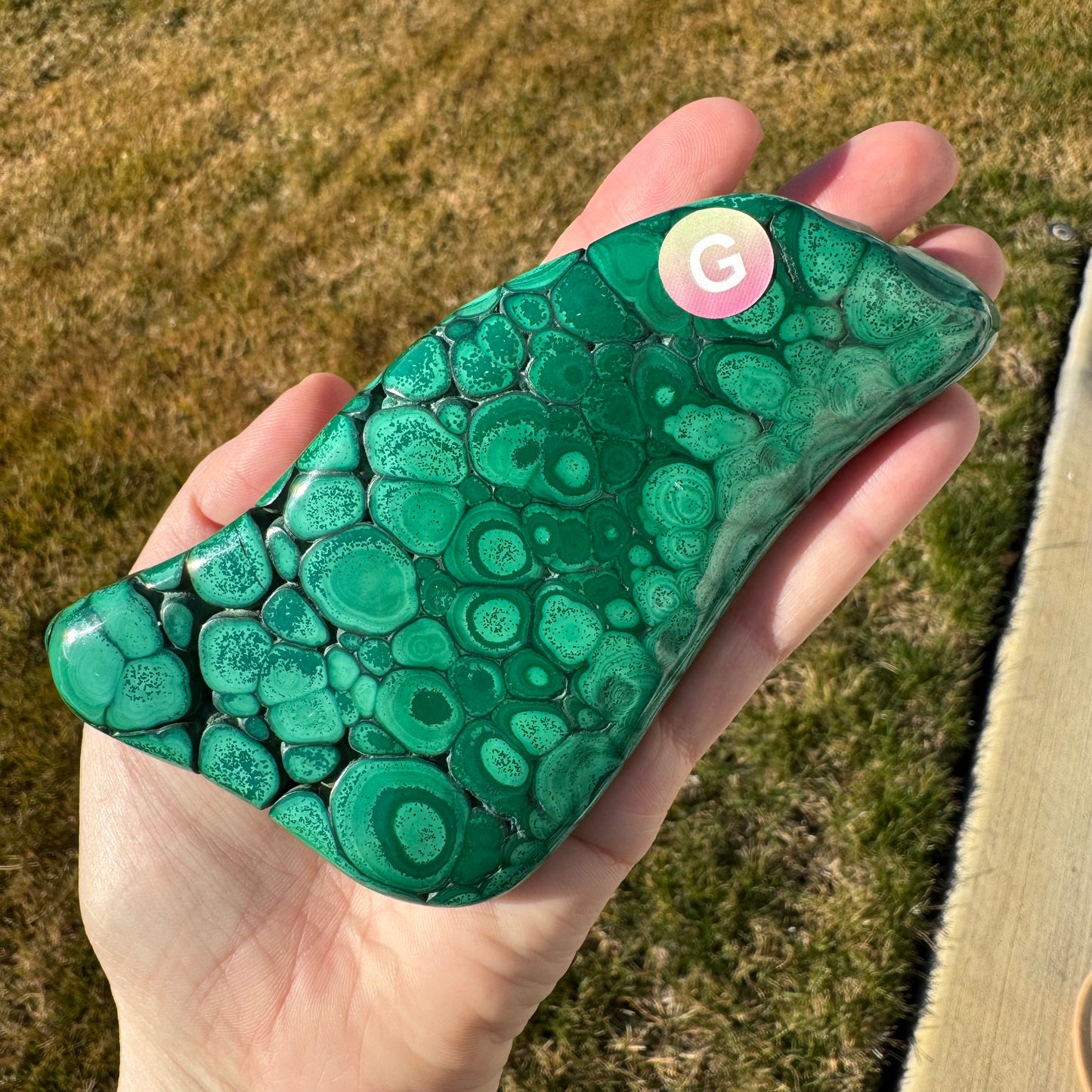 Malachite Free Form Statement Piece Gift Set - Opt. G