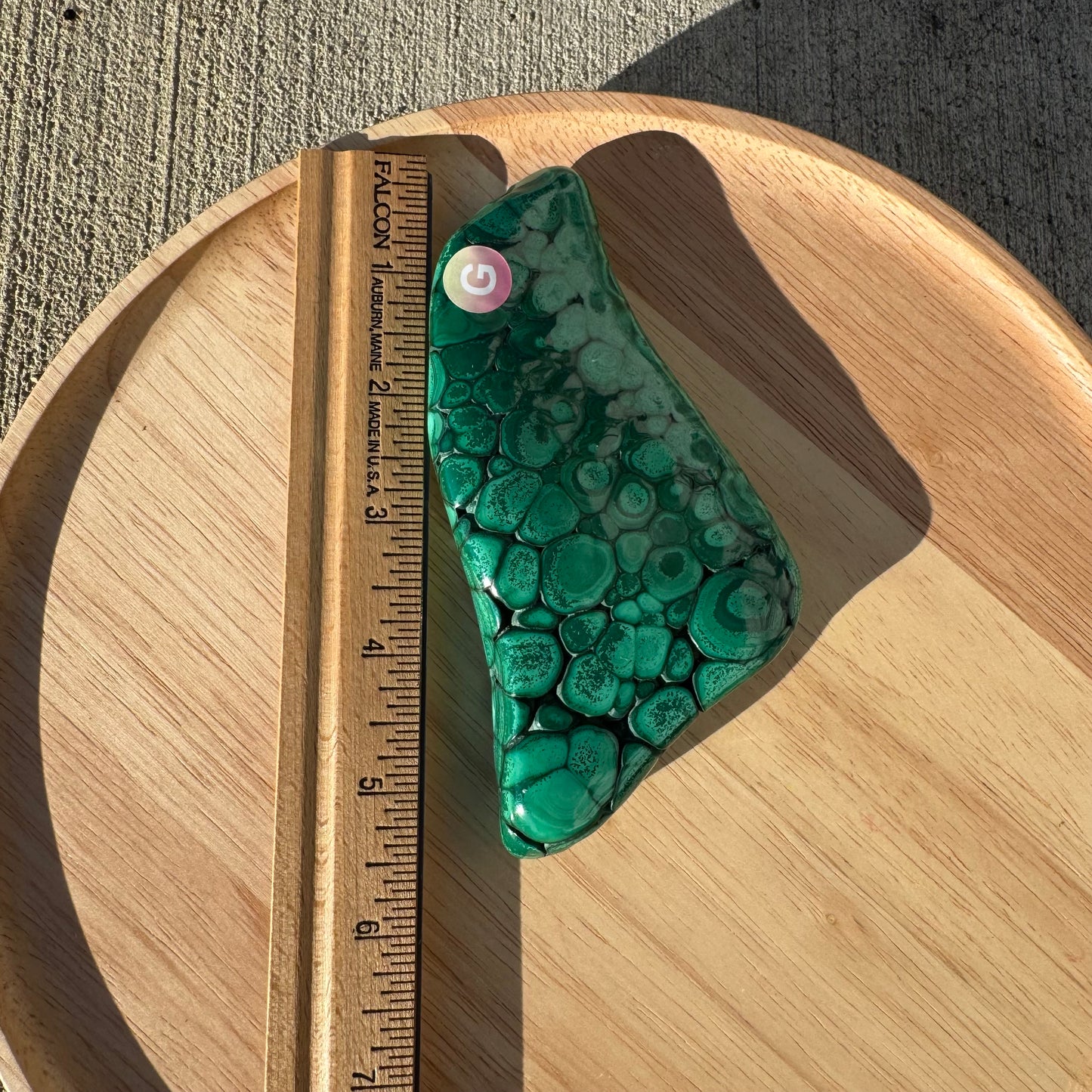 Malachite Free Form Statement Piece Gift Set - Opt. G
