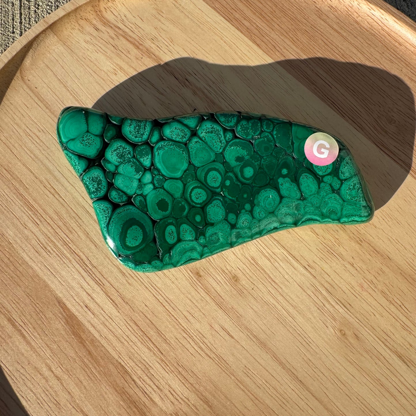 Malachite Free Form Statement Piece Gift Set - Opt. G