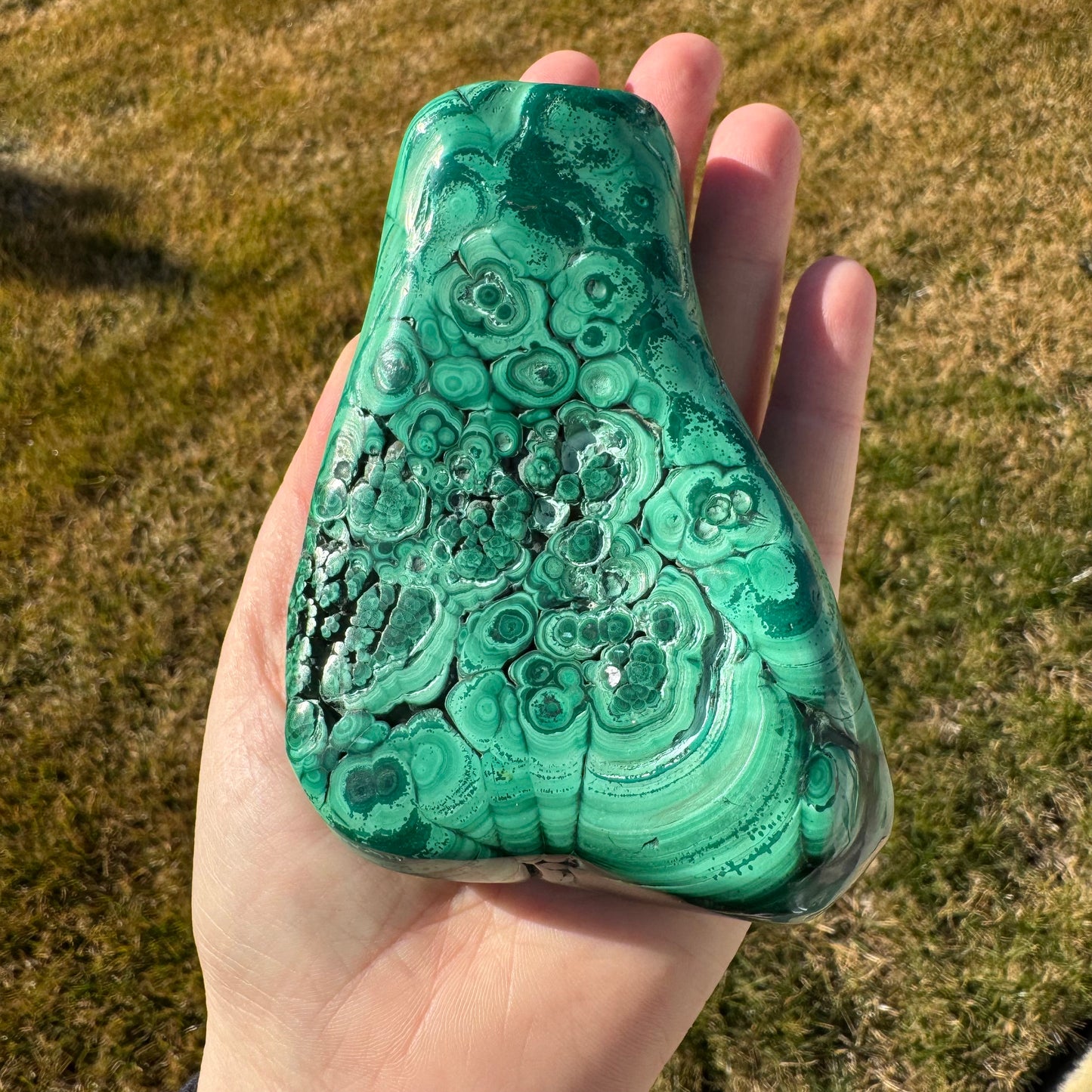 Malachite Free Form Statement Piece Gift Set - Opt. H