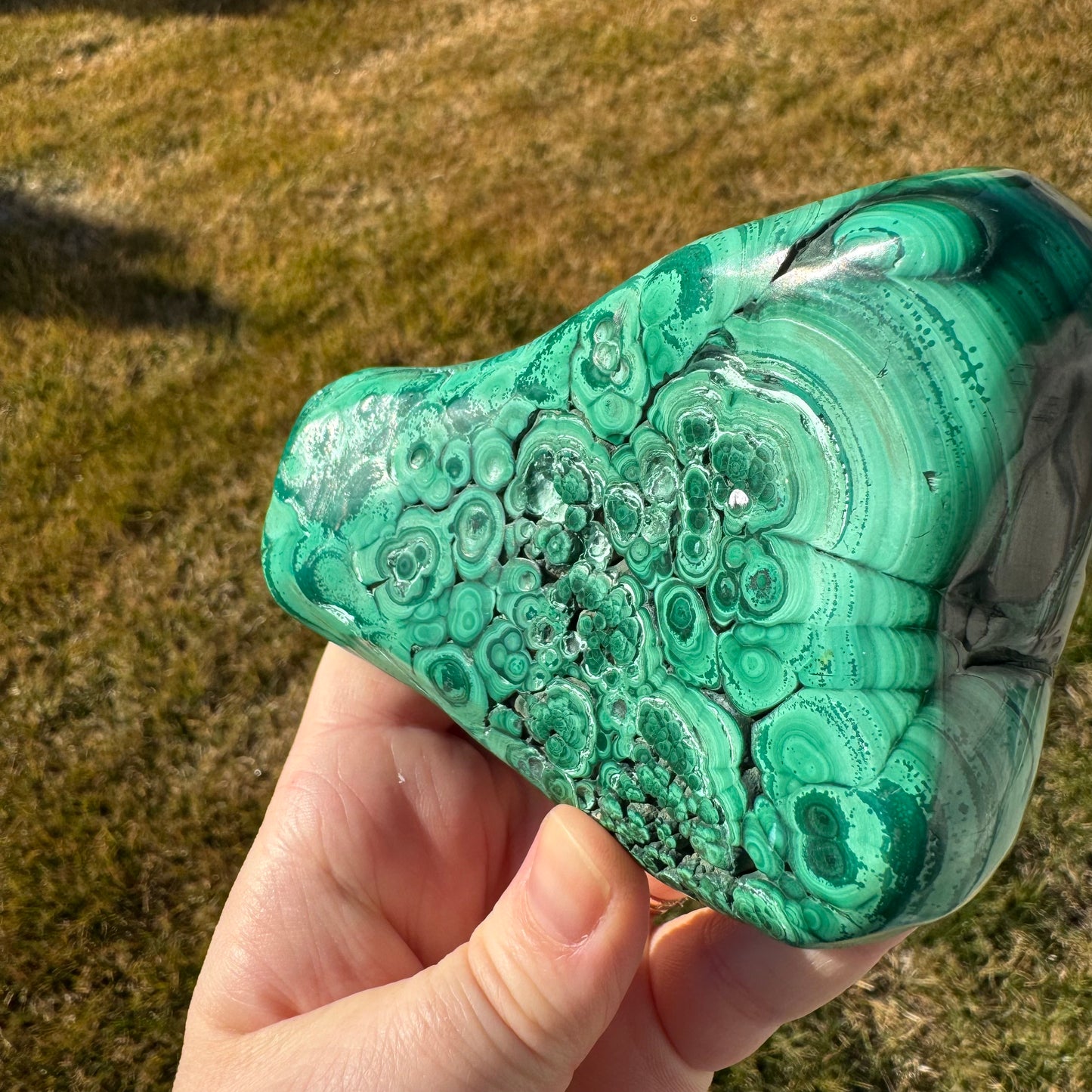 Malachite Free Form Statement Piece Gift Set - Opt. H