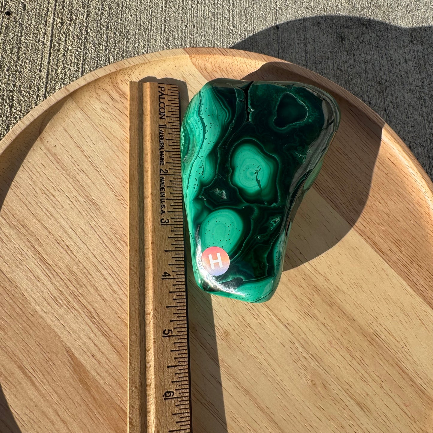Malachite Free Form Statement Piece Gift Set - Opt. H