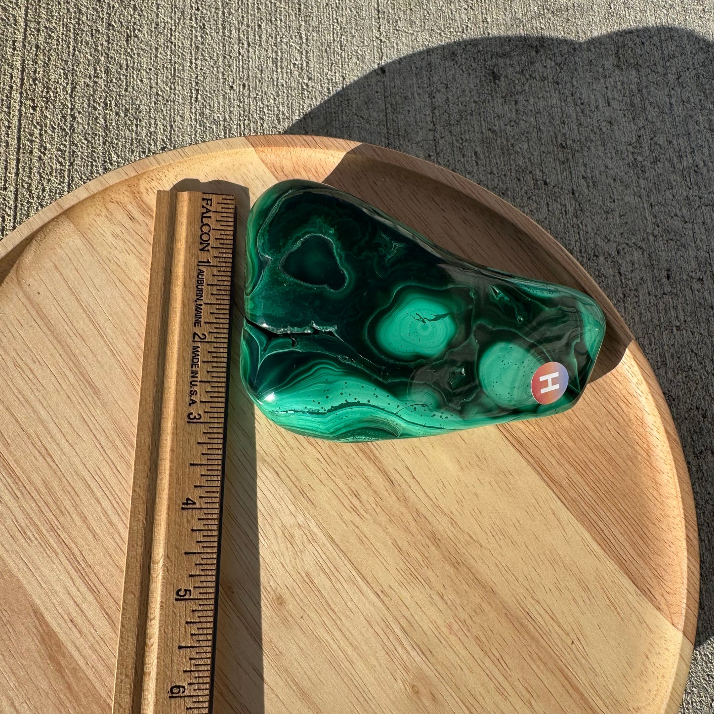 Malachite Free Form Statement Piece Gift Set - Opt. H