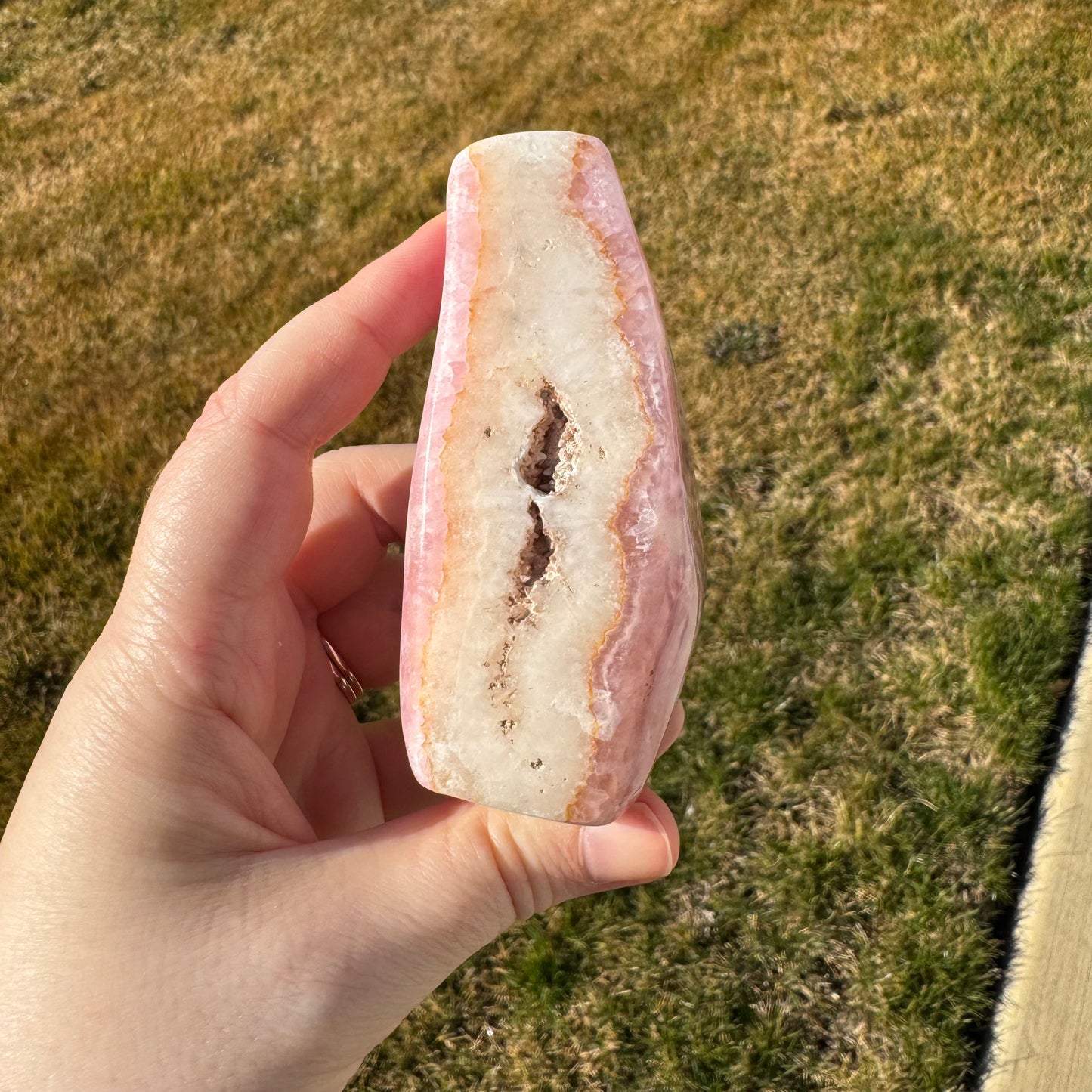 Pink Aragonite Free Form *Rare* - Statement Piece Gift Set Opt. J