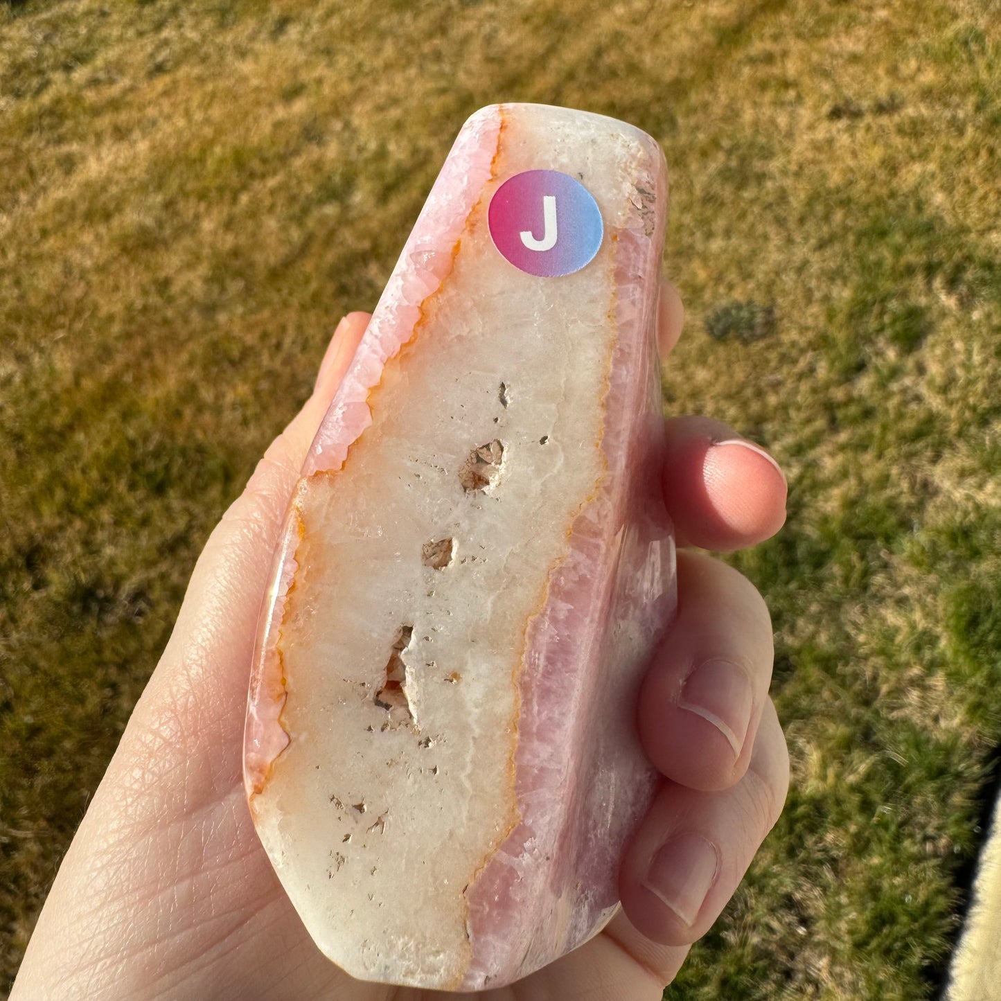 Pink Aragonite Free Form *Rare* - Statement Piece Gift Set Opt. J