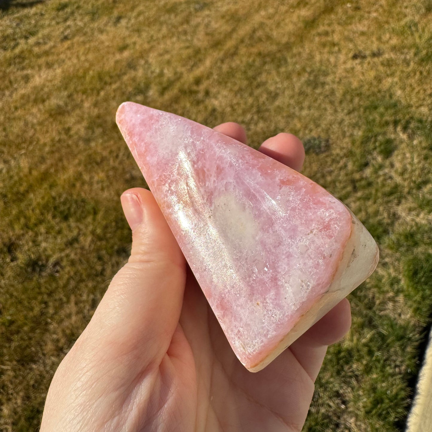 Pink Aragonite Free Form *Rare* - Statement Piece Gift Set Opt. J