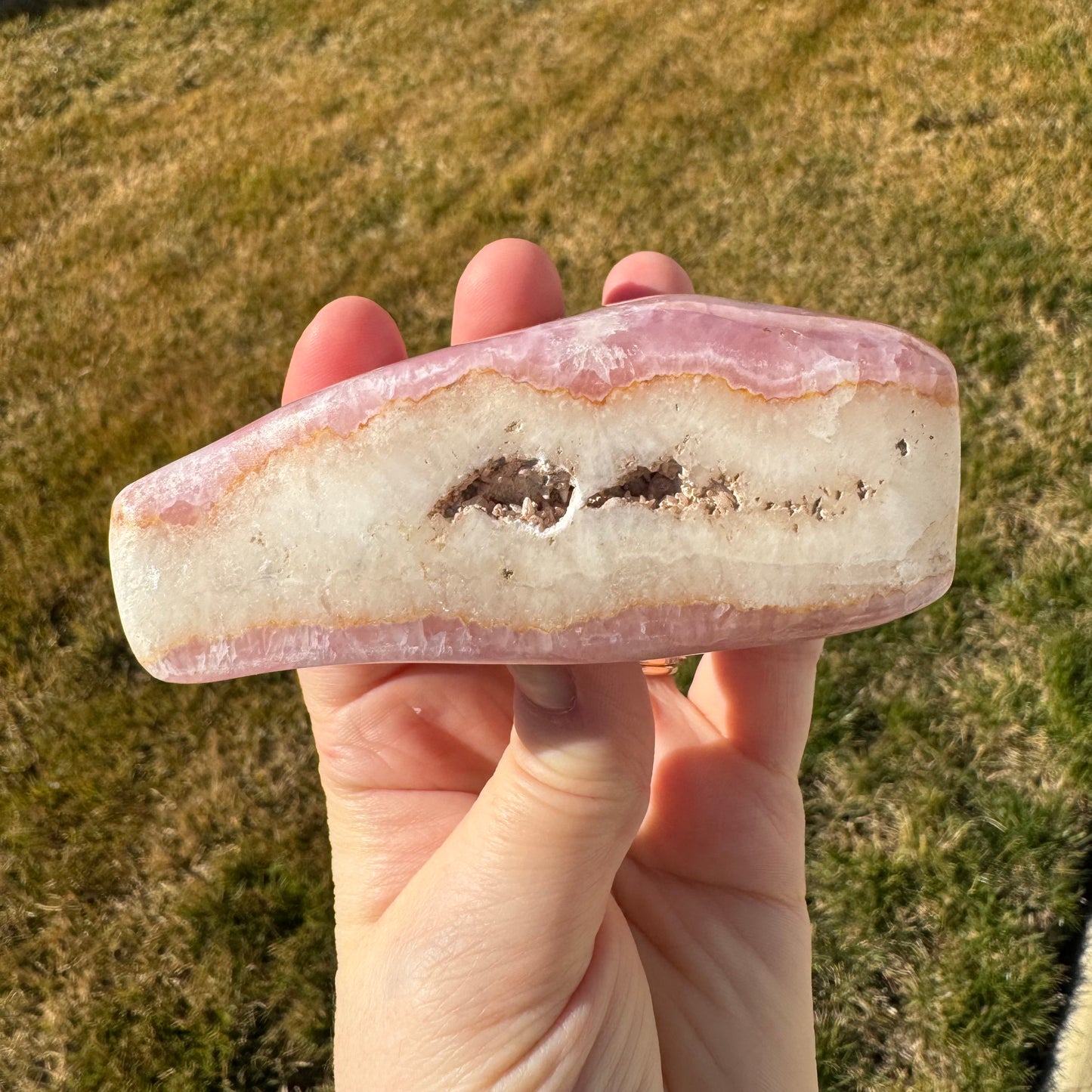 Pink Aragonite Free Form *Rare* - Statement Piece Gift Set Opt. J