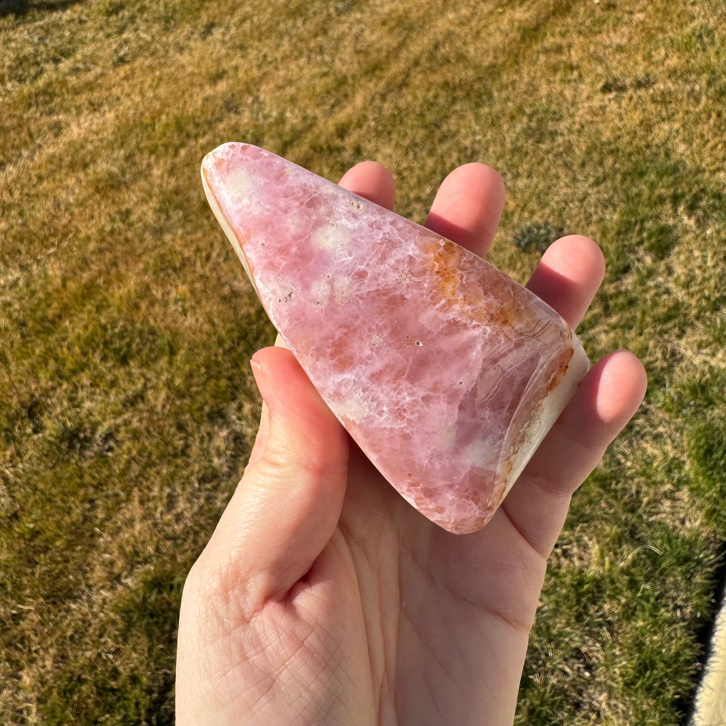 Pink Aragonite Free Form *Rare* - Statement Piece Gift Set Opt. J