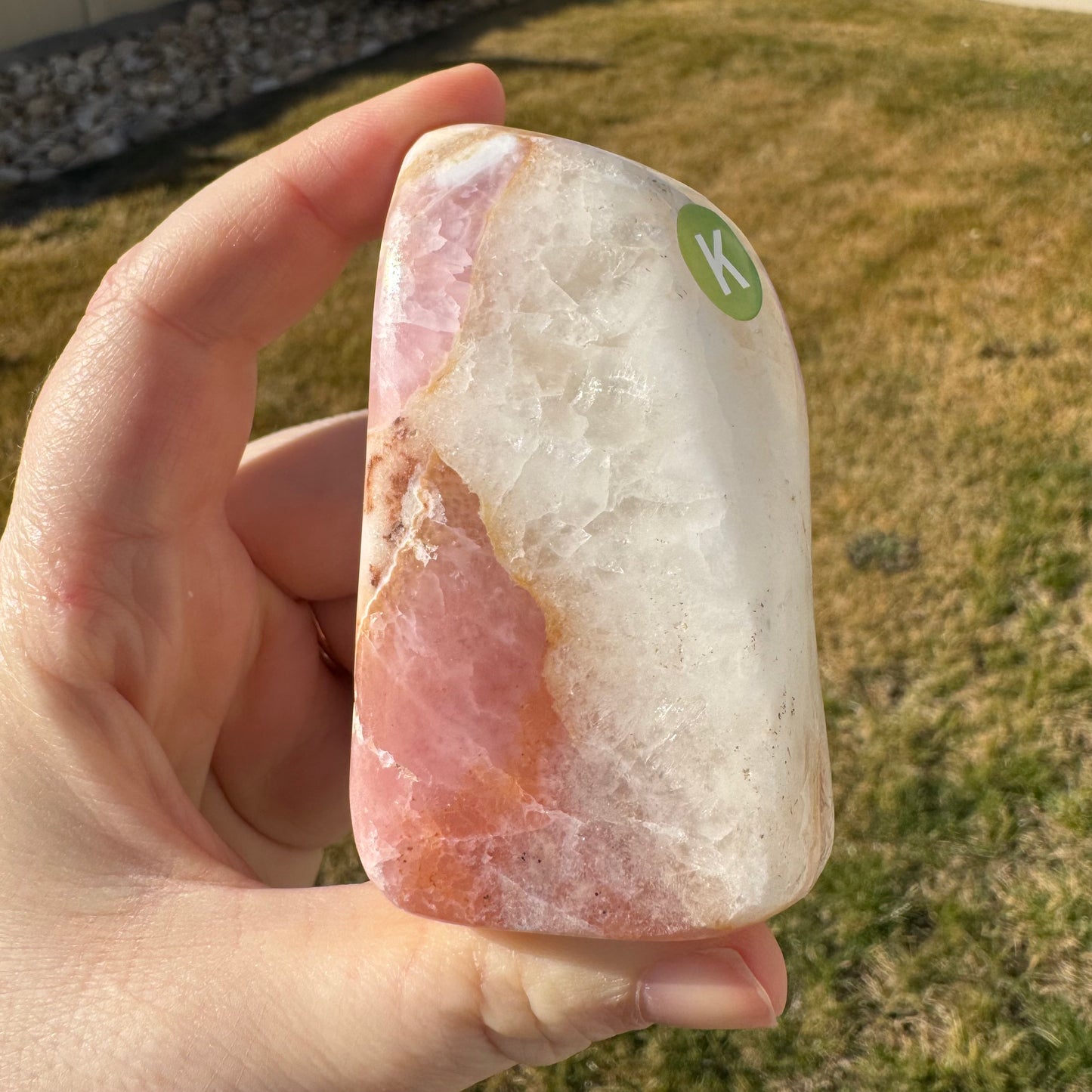 Pink Aragonite Free Form *Rare* - Statement Piece Gift Bundle Opt. K