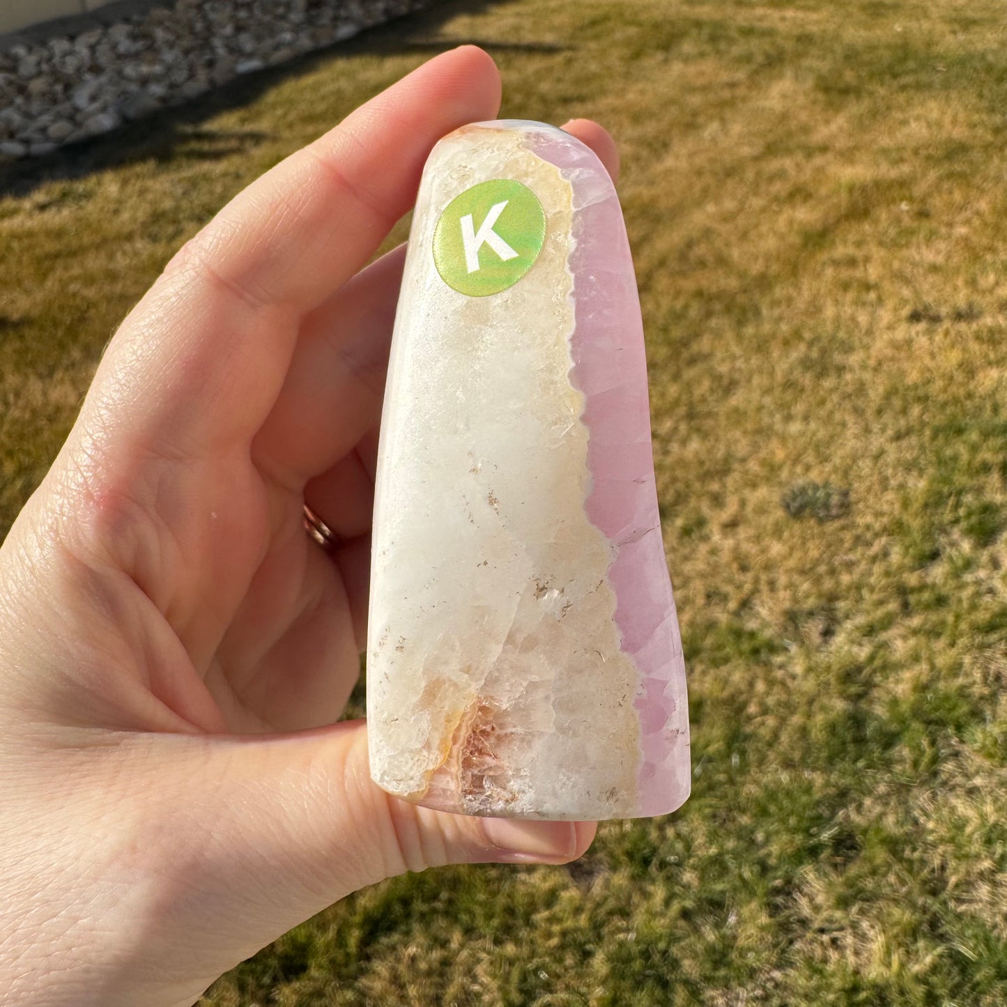 Pink Aragonite Free Form *Rare* - Statement Piece Gift Bundle Opt. K