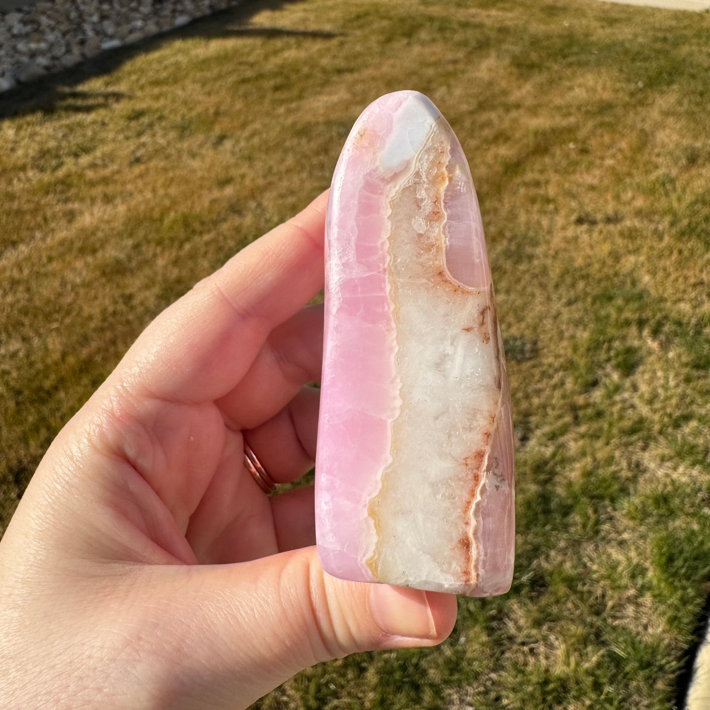 Pink Aragonite Free Form *Rare* - Statement Piece Gift Bundle Opt. K