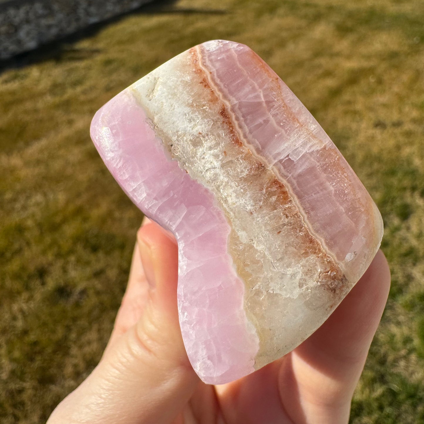 Pink Aragonite Free Form *Rare* - Statement Piece Gift Bundle Opt. K