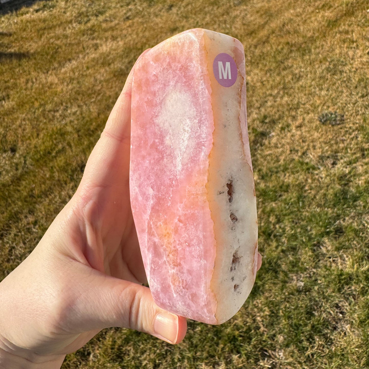 Pink Aragonite Free Form *Rare* - Statement Piece Gift Set Opt. M