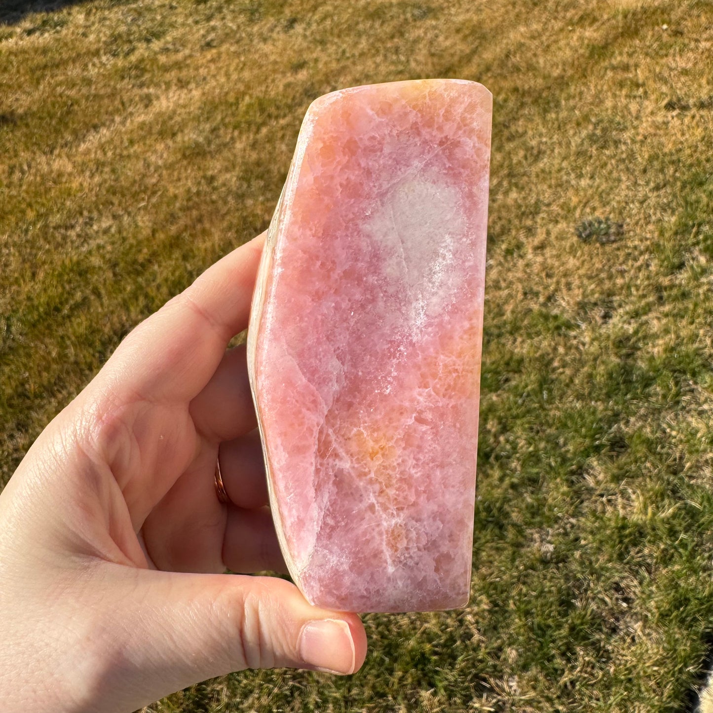 Pink Aragonite Free Form *Rare* - Statement Piece Gift Set Opt. M