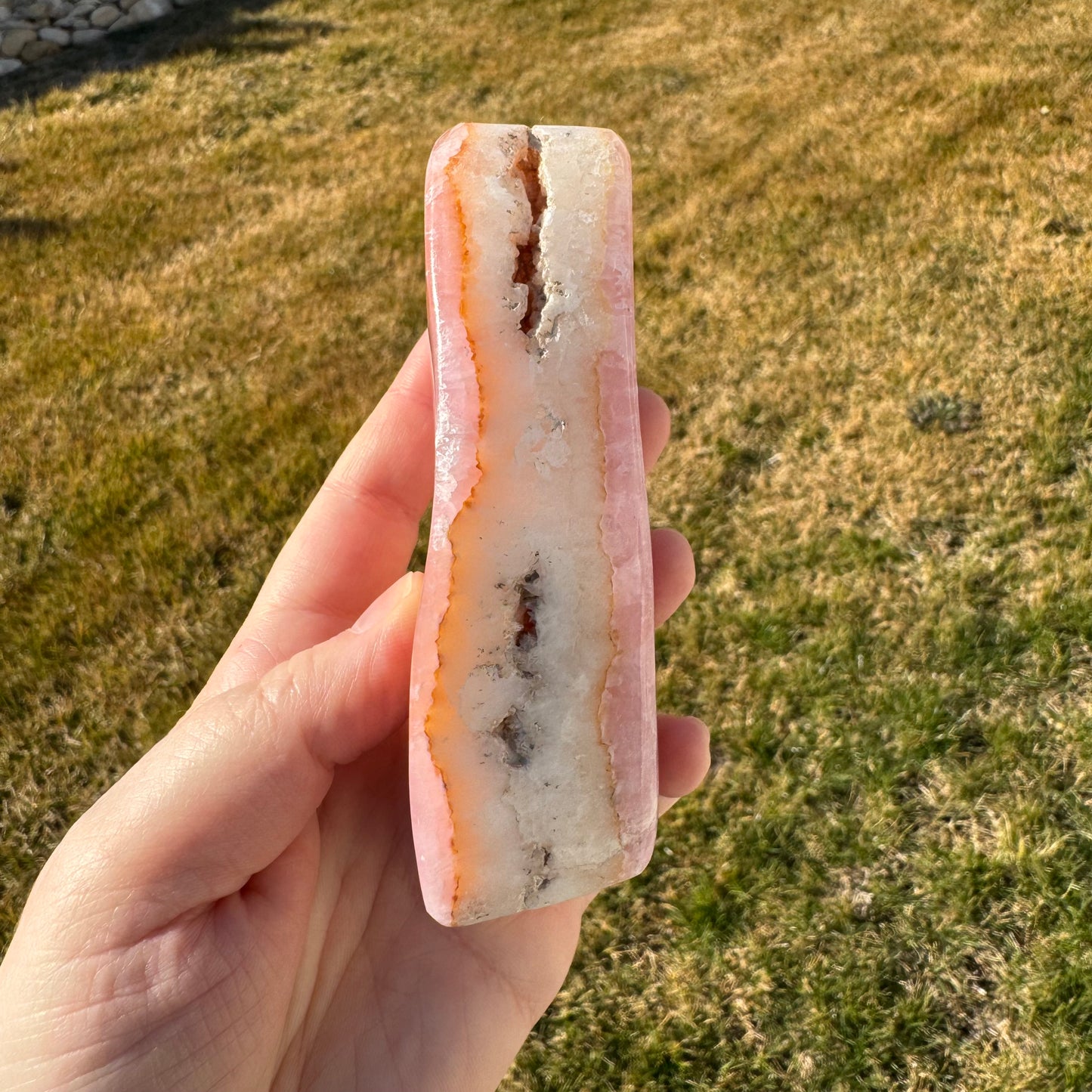 Pink Aragonite Free Form *Rare* - Statement Piece Gift Set Opt. M