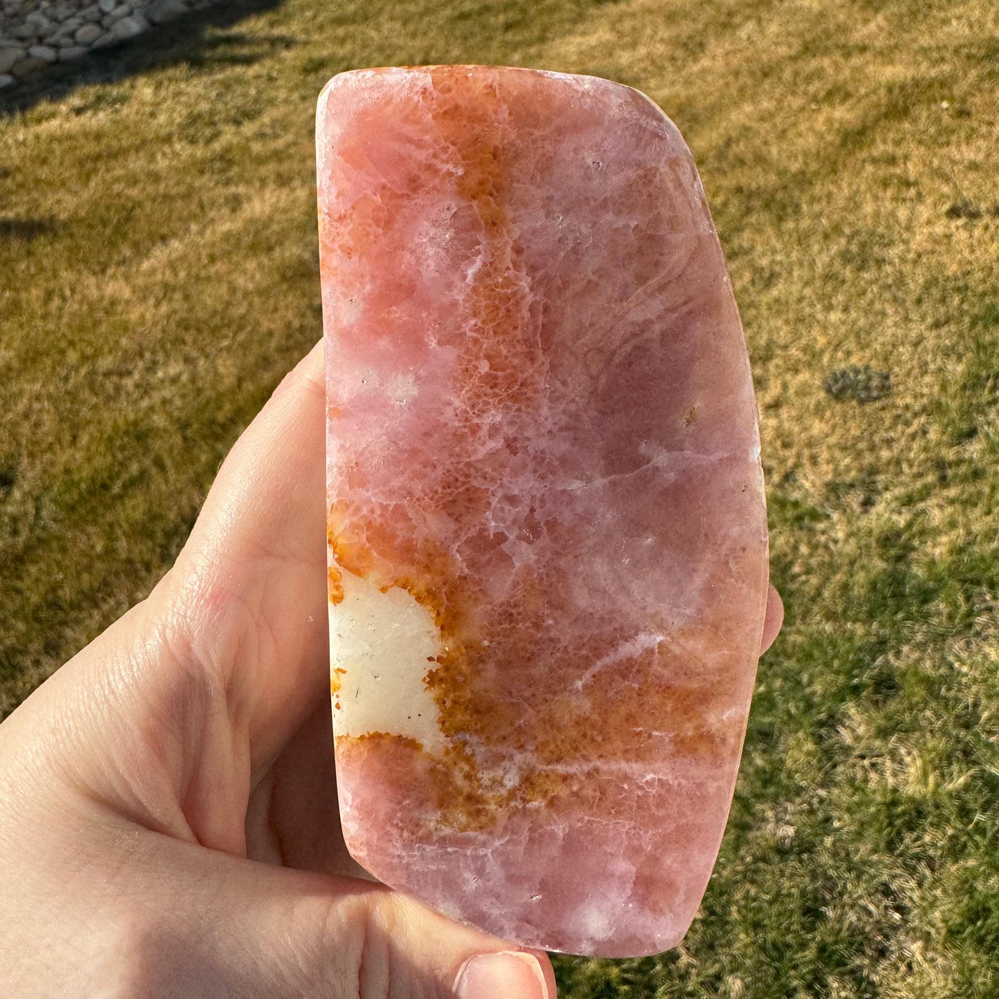 Pink Aragonite Free Form *Rare* - Statement Piece Gift Set Opt. M