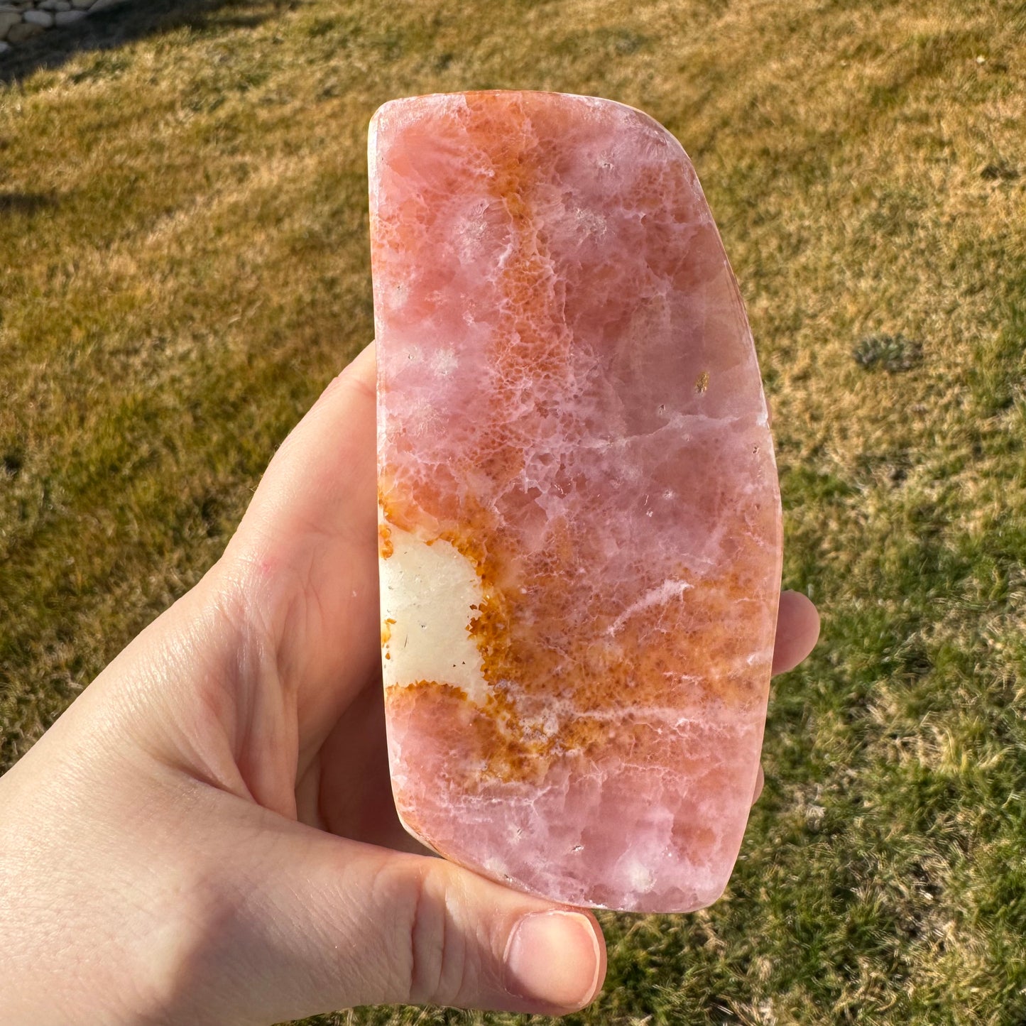 Pink Aragonite Free Form *Rare* - Statement Piece Gift Set Opt. M