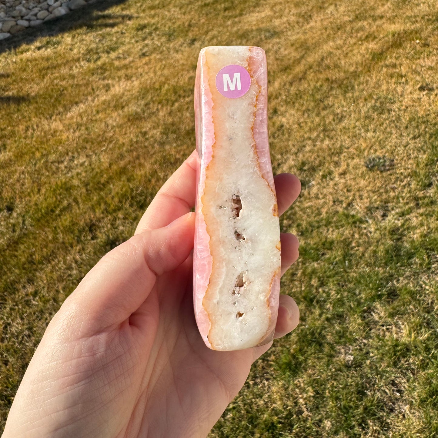 Pink Aragonite Free Form *Rare* - Statement Piece Gift Set Opt. M