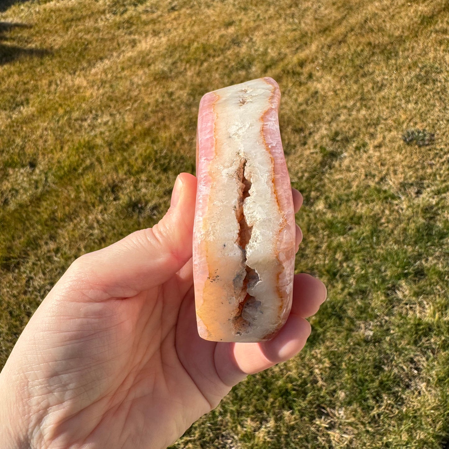 Pink Aragonite Free Form *Rare* - Statement Piece Gift Set Opt. M