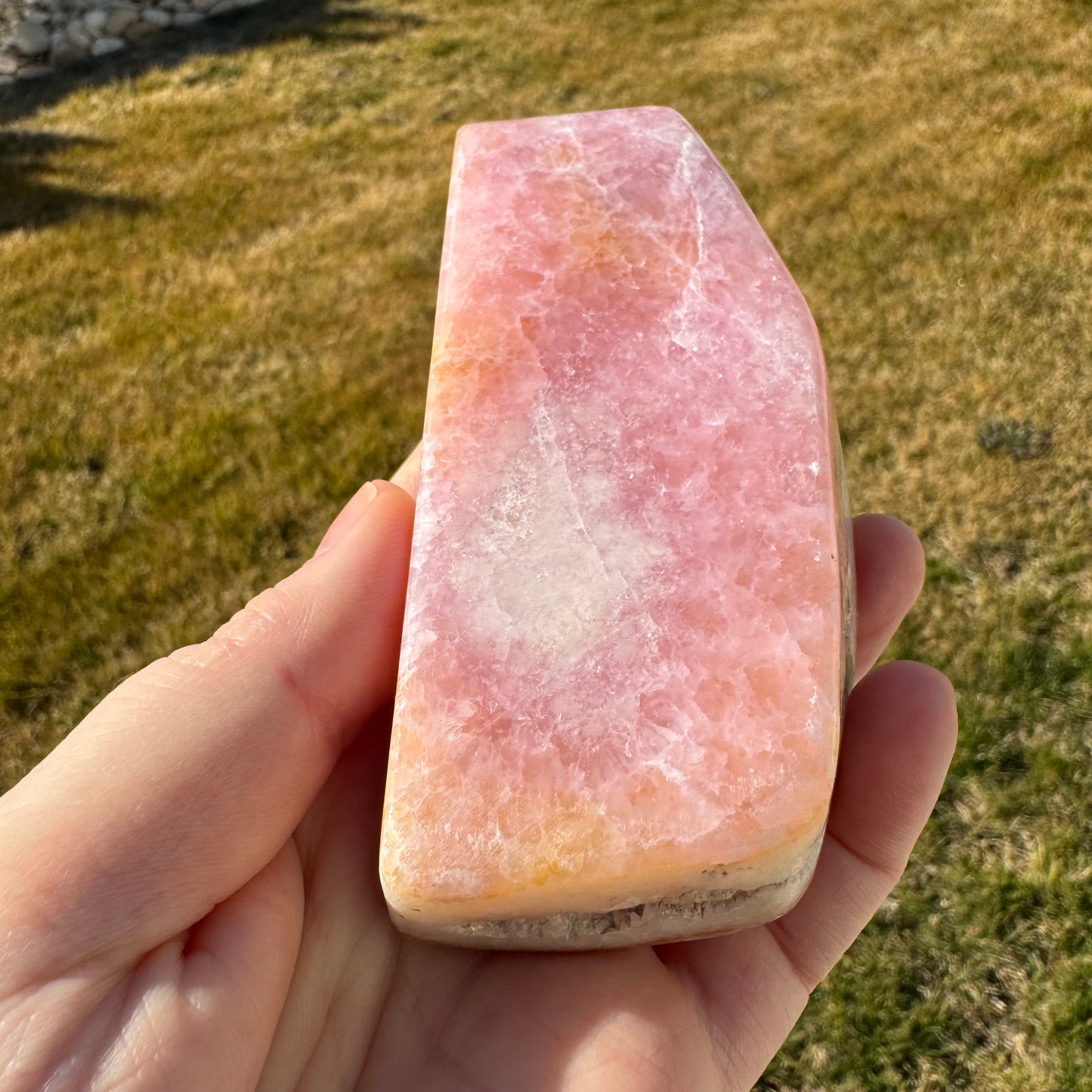 Pink Aragonite Free Form *Rare* - Statement Piece Gift Set Opt. M